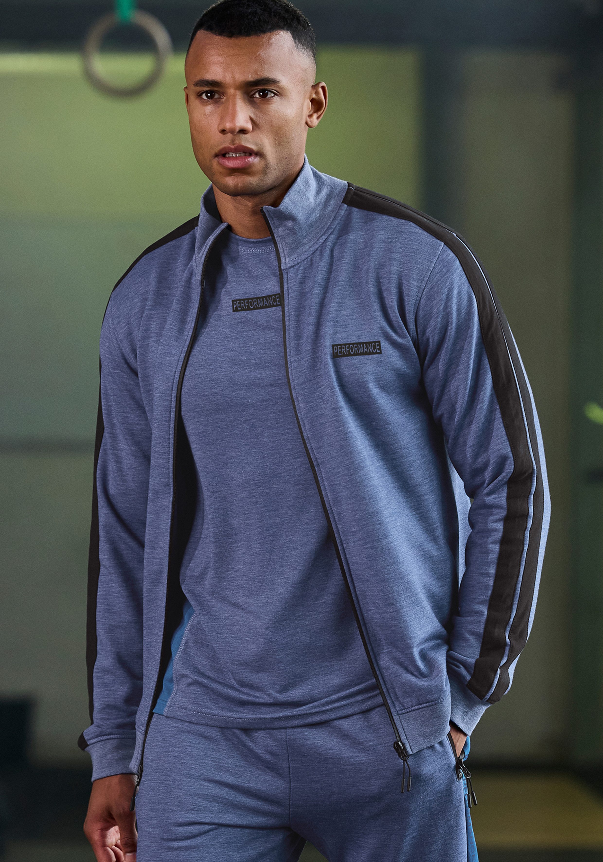 AUTHENTIC LE JOGGER Sweatjacke mit seitlichen günstig online kaufen