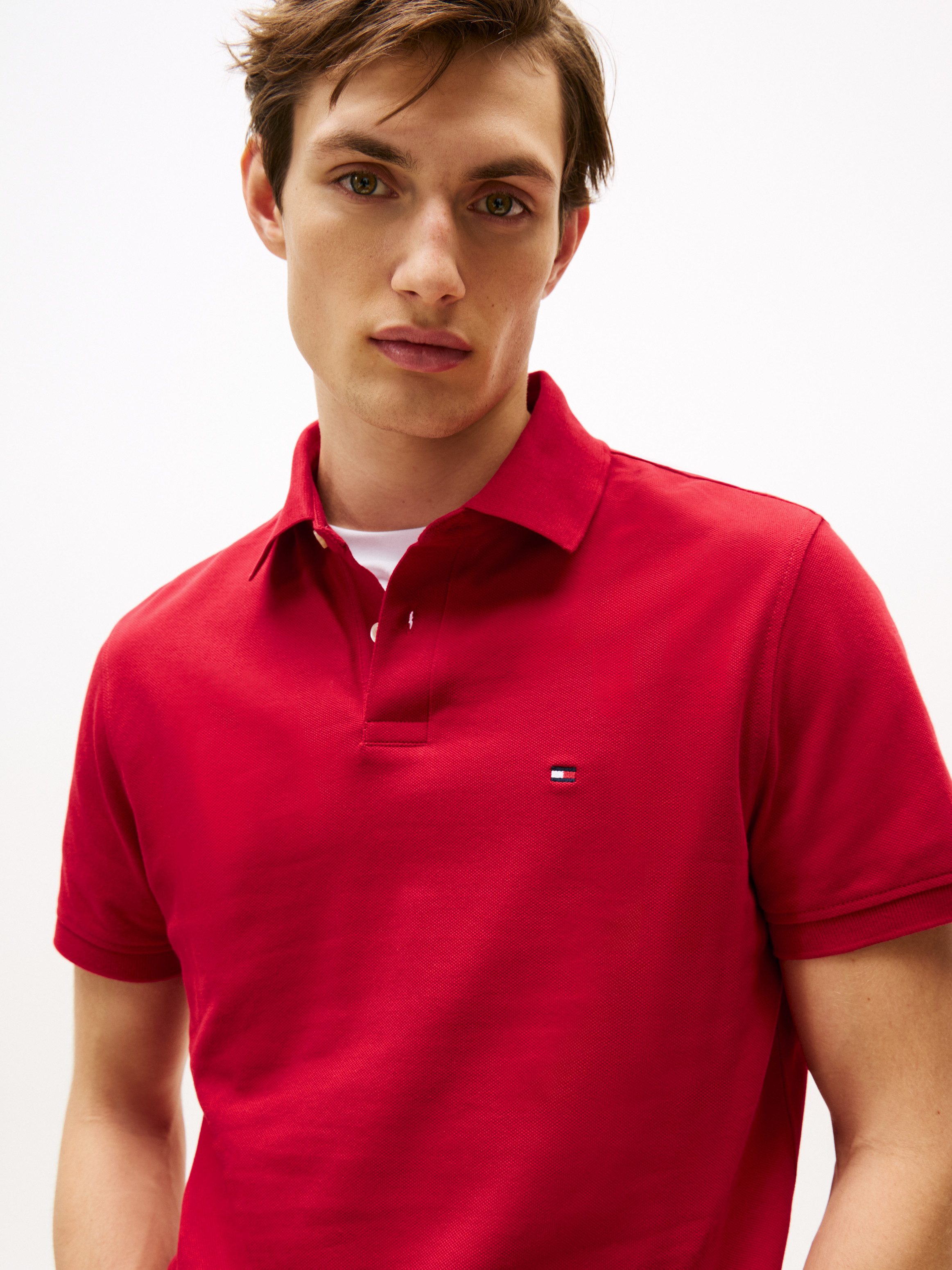 Tommy Hilfiger Poloshirt 1985 REGULAR POLO aus hochwertiger Baumwoll-Piqué-Qualität