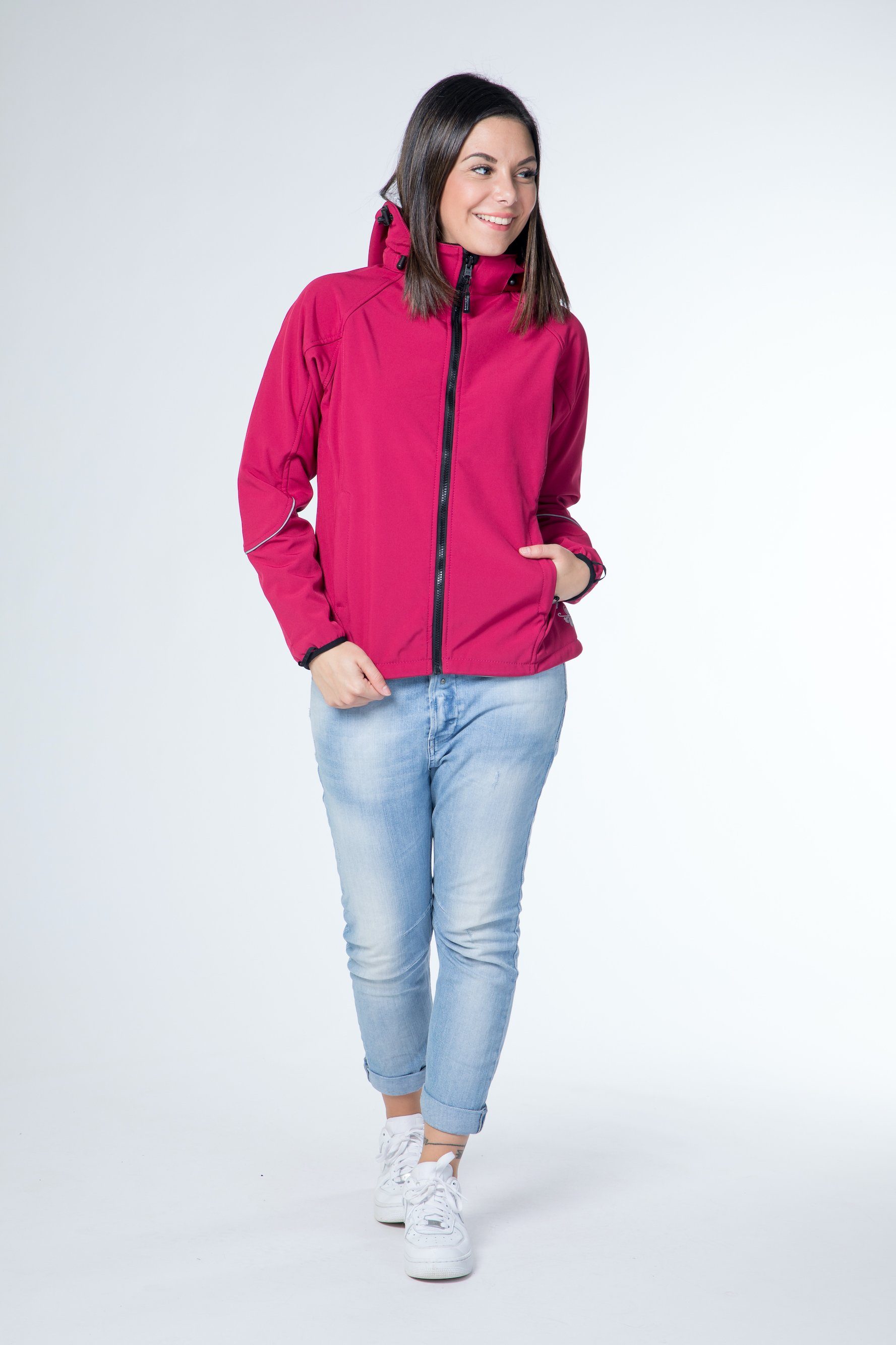 Women Active Großen DEPROC in NIGEL PEAK Größen auch erhältlich pink Softshelljacke