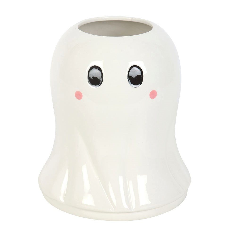 Something Different Dekovase Süße Geister Vase Blumen Halloween Geschenkidee 18 cm (Süße Geister Vase Blumen Halloween Geschenkidee 18 cm)