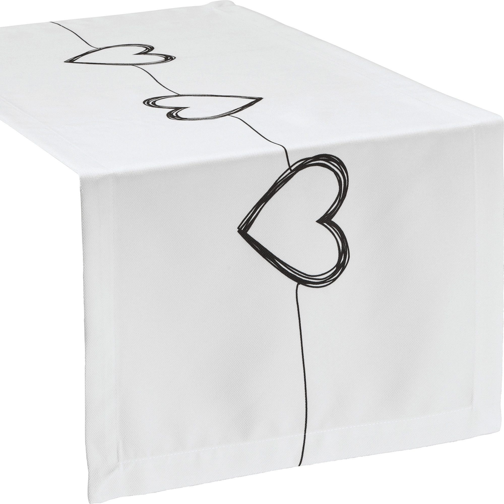 Erwin Müller Tischdecke Tischläufer "Herz", Motiv günstig online kaufen