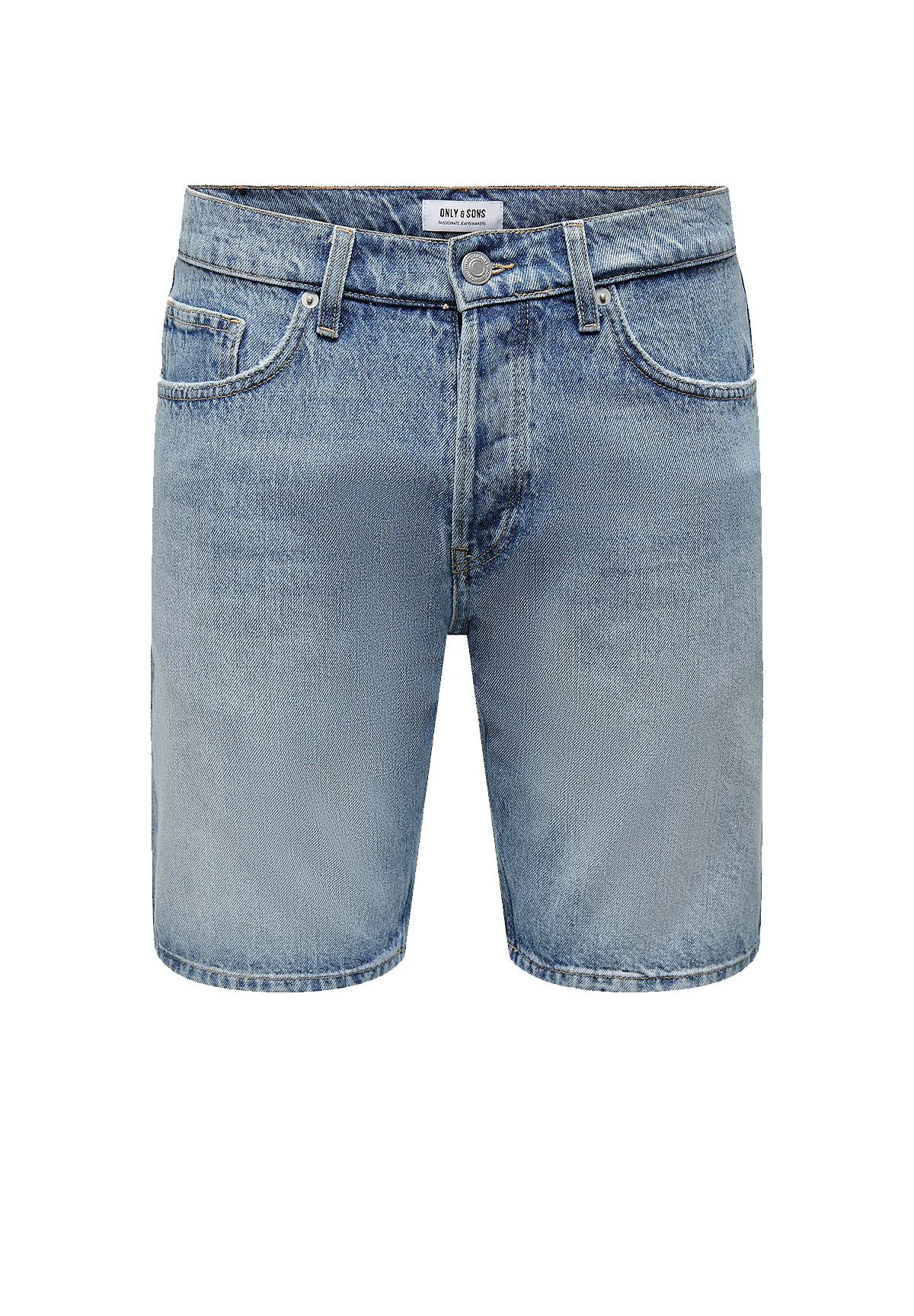 ONLY & SONS Jeansshorts Denim Midi Mid Waist Pants ONSEDGE LBD 6092 DOT DNM günstig online kaufen