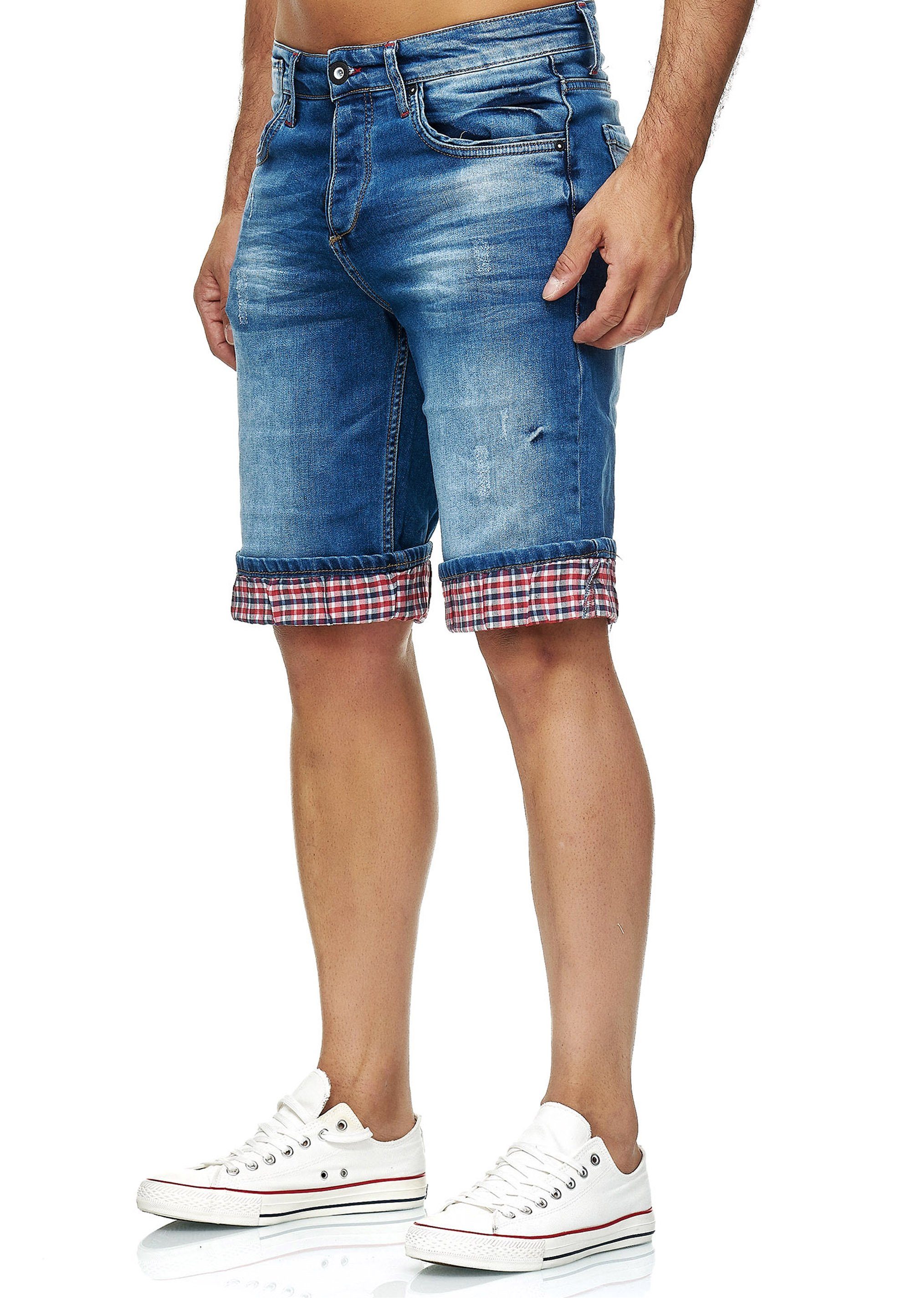 Rusty Neal Shorts Satto mit kariertem günstig online kaufen