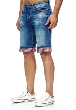 Rusty Neal Shorts Satto mit kariertem Umschlag