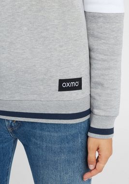 OXMO Hoodie OXOmara Kapuzenpullover mit Reißverschluss
