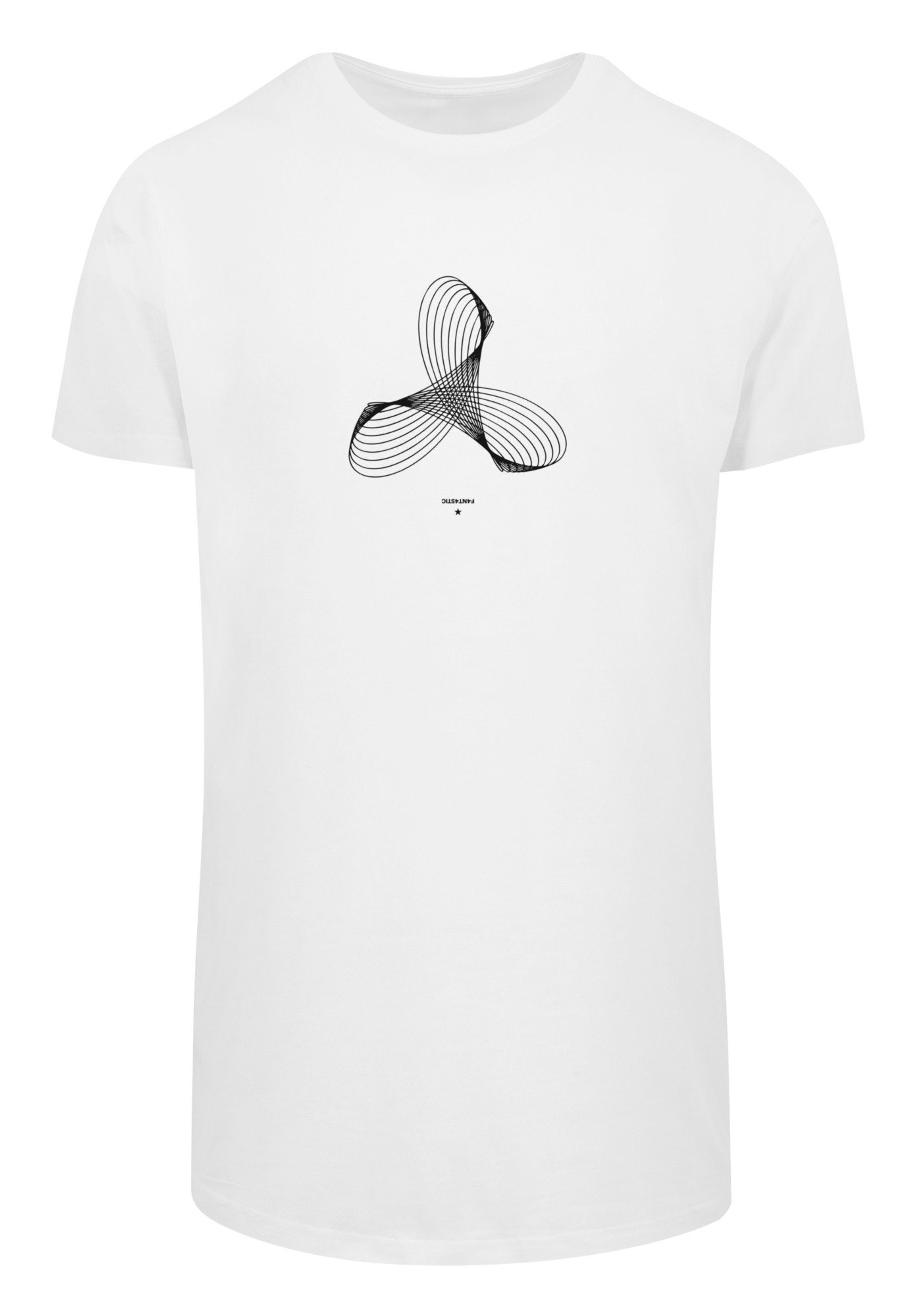 F4NT4STIC T-Shirt weiß Geometrics Print