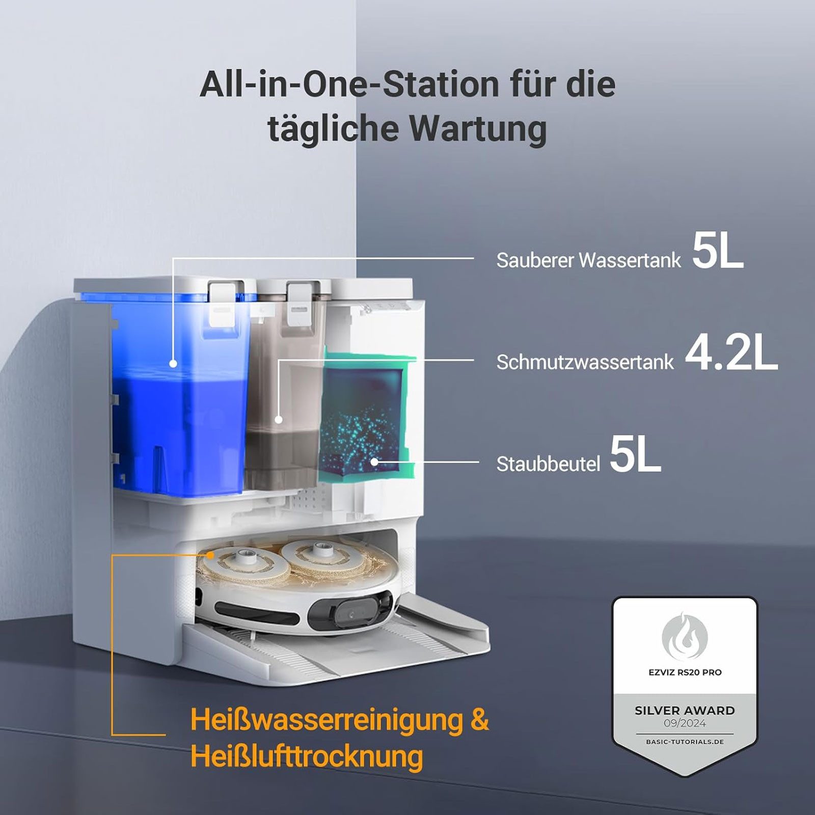 EZVIZ Saugroboter RS20 Pro