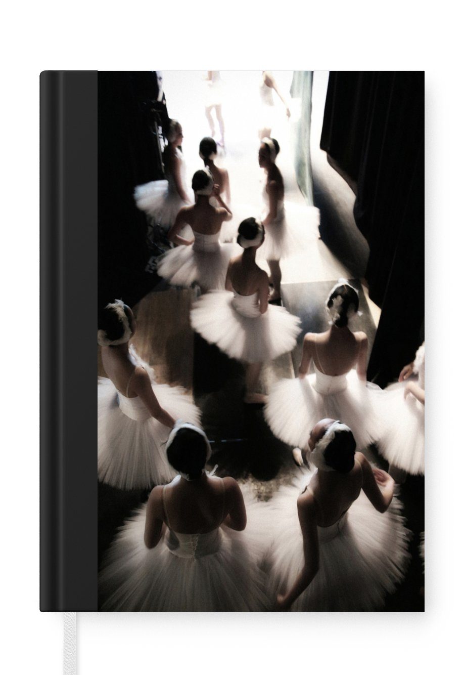 MuchoWow Notizbuch Ballett - Ballerina - Tanz, Journal, Merkzettel, Tagebuch, Notizheft, A5, 98 Seiten, Haushaltsbuch