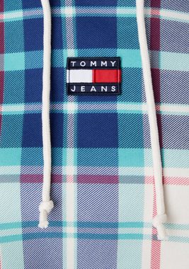 Tommy Jeans Sweatshirt TJW SP CRP TARTAN BADGE HOODIE mit Tunnelzugkapuze & Tommy Jeans Badge