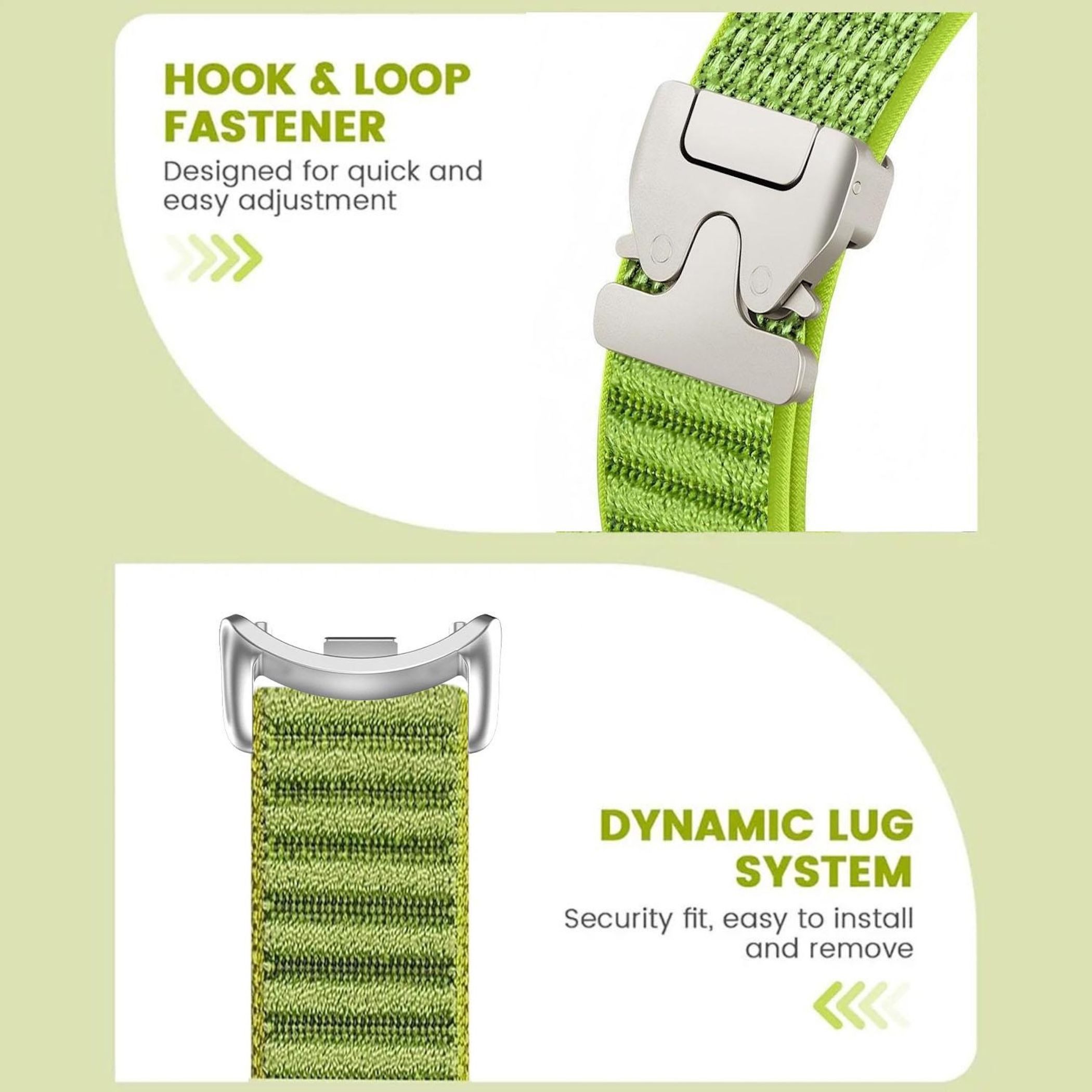 Wigento Smartwatch-Armband Nylon für Xiaomi Smart Band 10 / 9 / 8 Parachute Schnalle Weinrot, Edelstahl Schnalle, verstellbare Länge