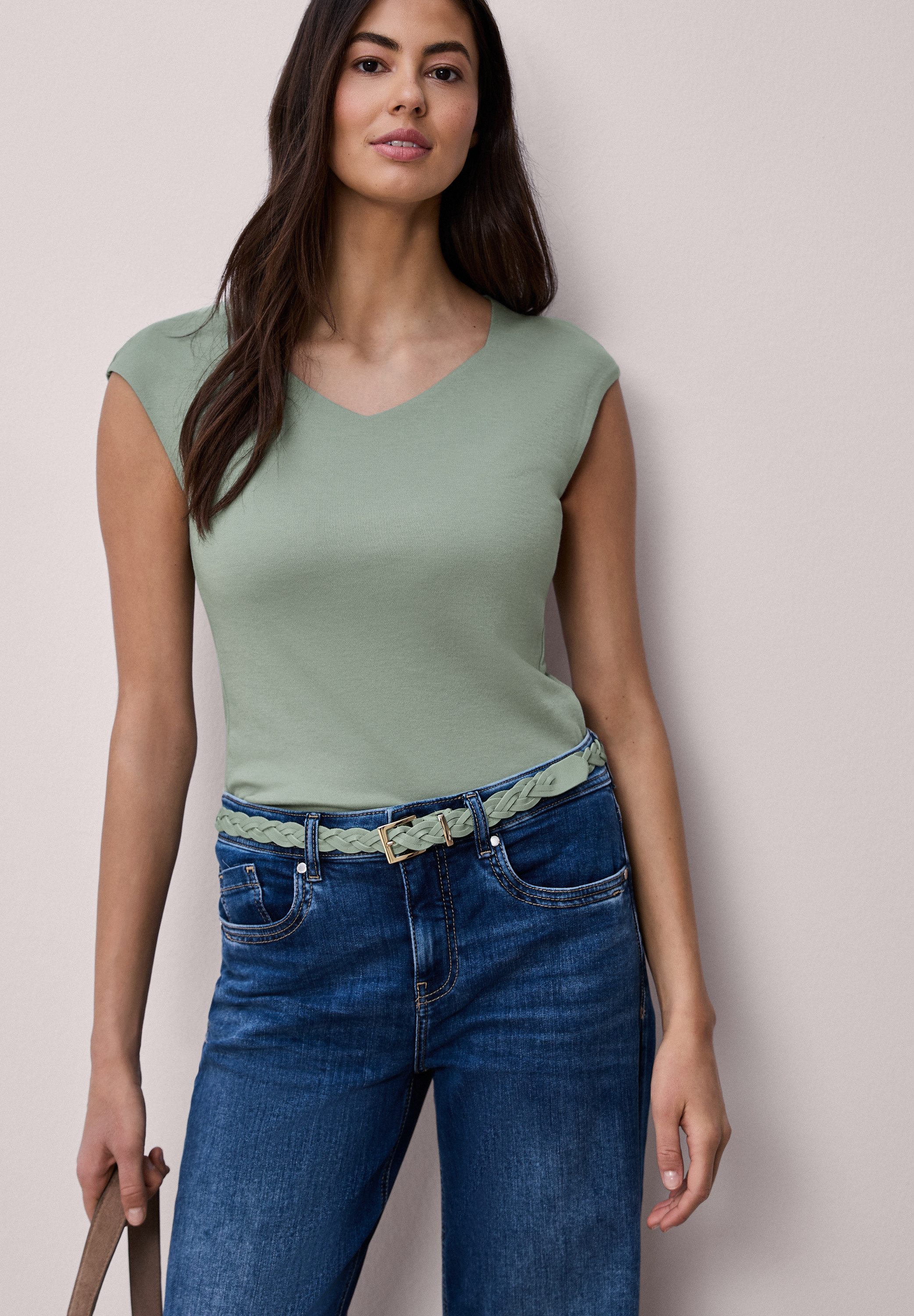 STREET ONE T-Shirt mit Doppelfront