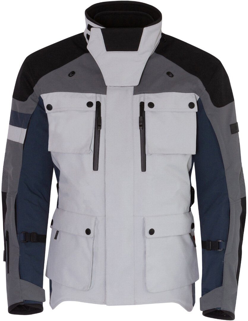 Merlin Motorradjacke Solitude D3O Motorrad Textiljacke Blue/Grey