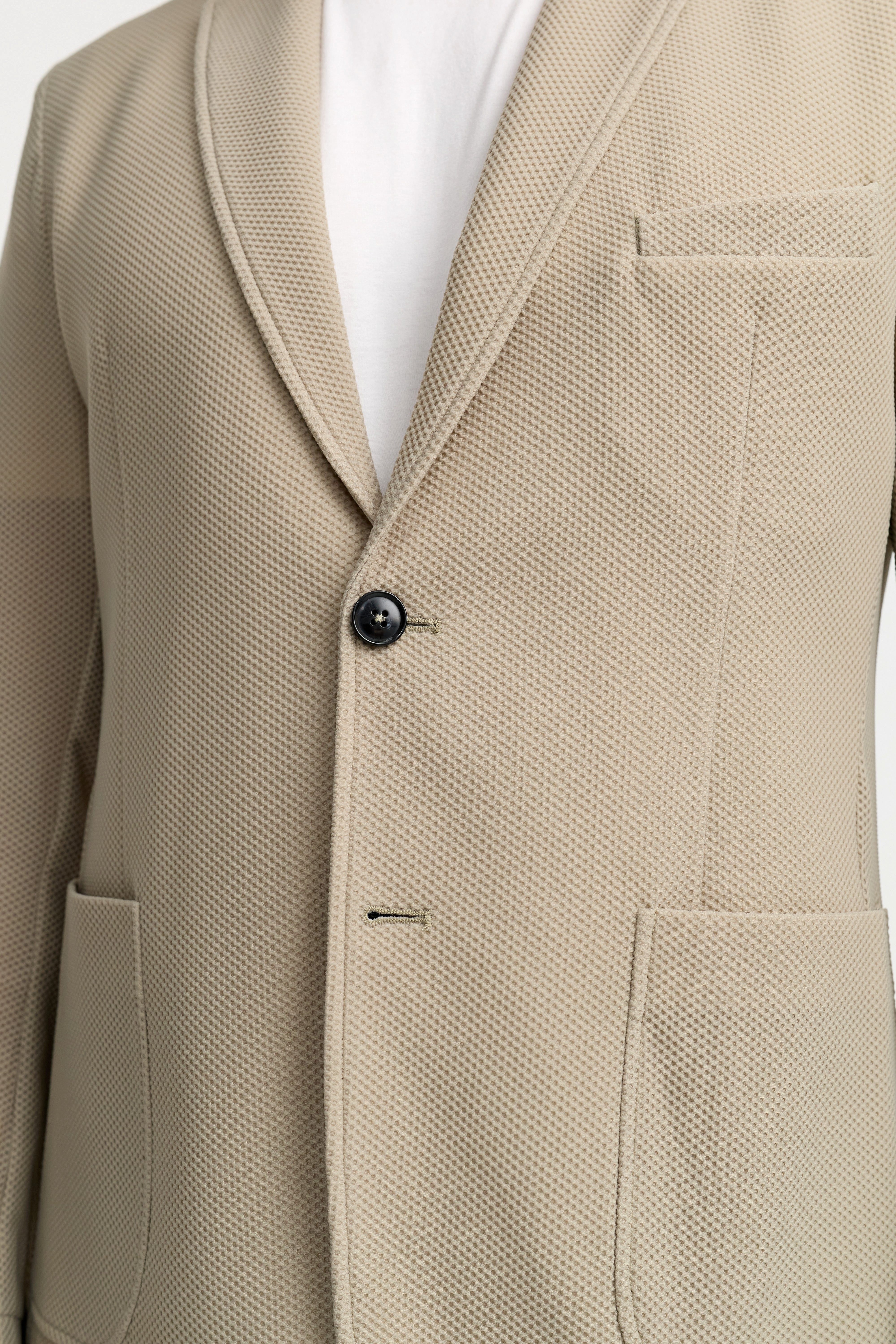 ZUITABLE Jerseysakko Mesh Sakko DiBob 231669-220 Beige