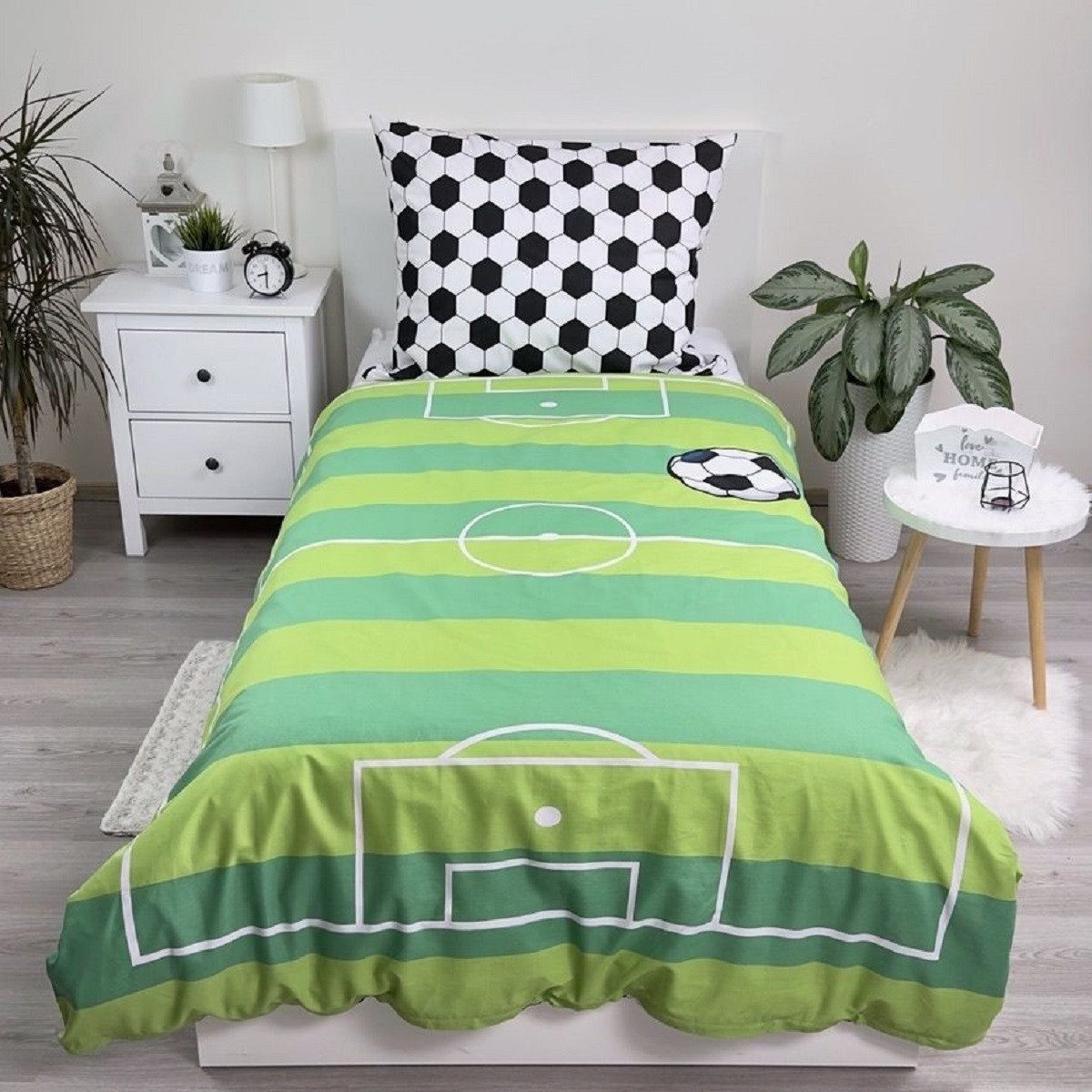 Jerry Fabrics Bettwäsche Football Baumwolle – günstig online kaufen