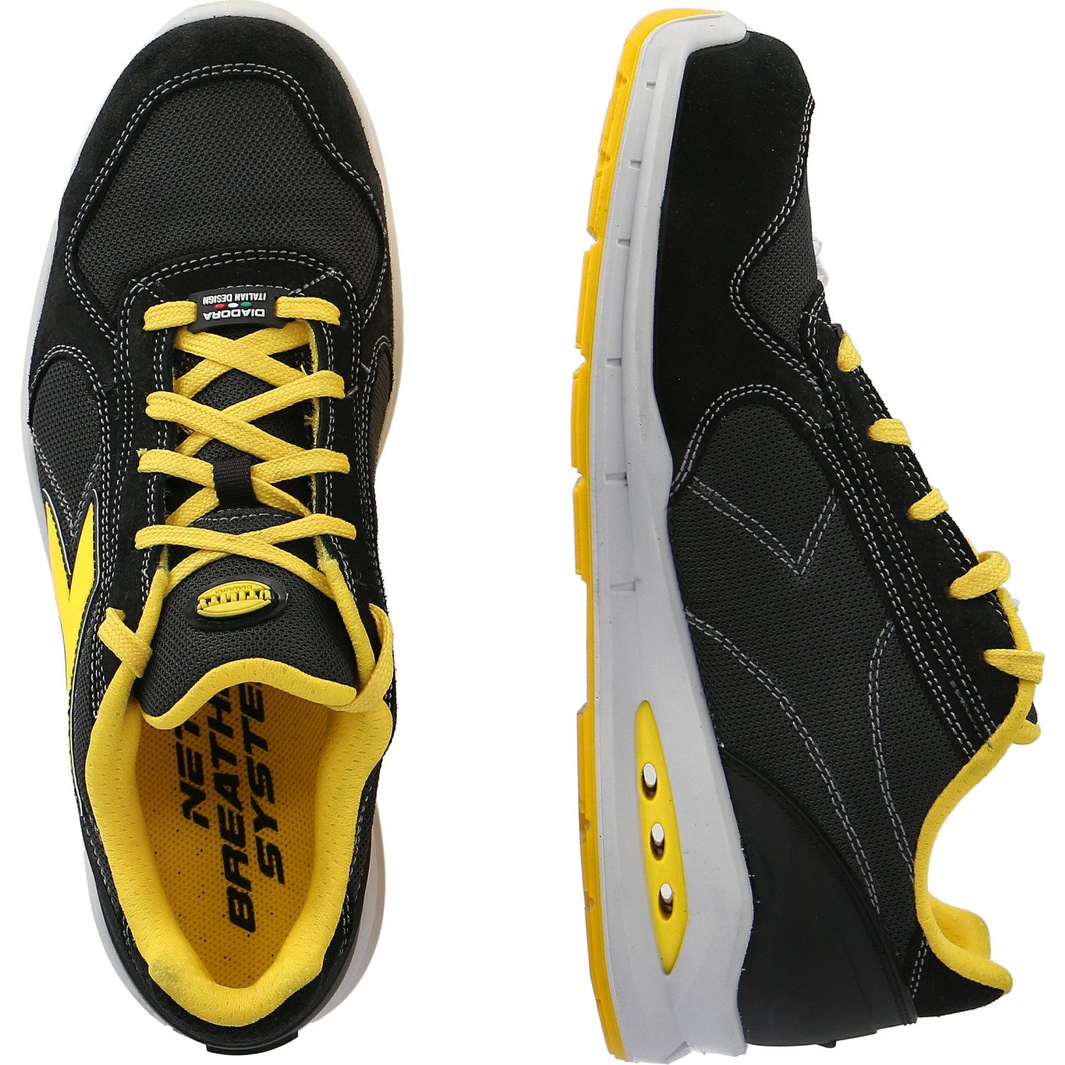 Diadora Sicherheitshalbschuhe S1PS "RUN NET AIRBOX LOW" schwarz Sicherheitsschuh