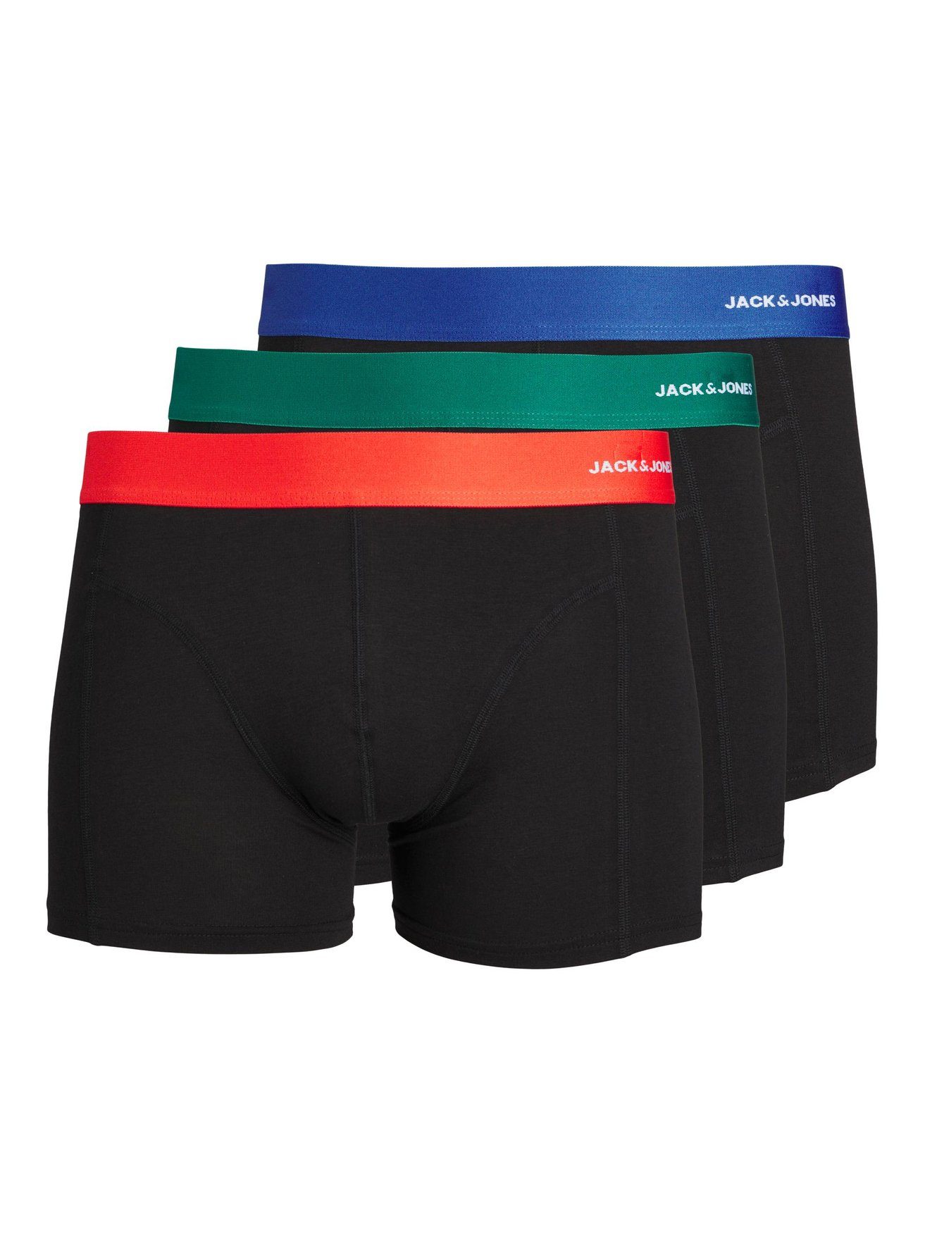 Boxershorts 3-er Stück Pack Boxershorts Trunks Set Retro Unterwäsche JACLUCAS