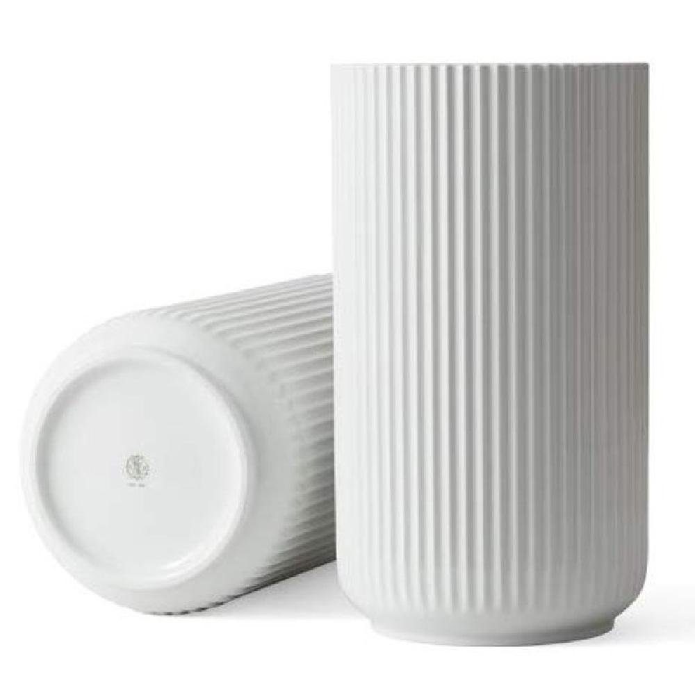 Lyngby Porcelæn Dekovase Porcelain Vase Porzellan Weiß (38cm)