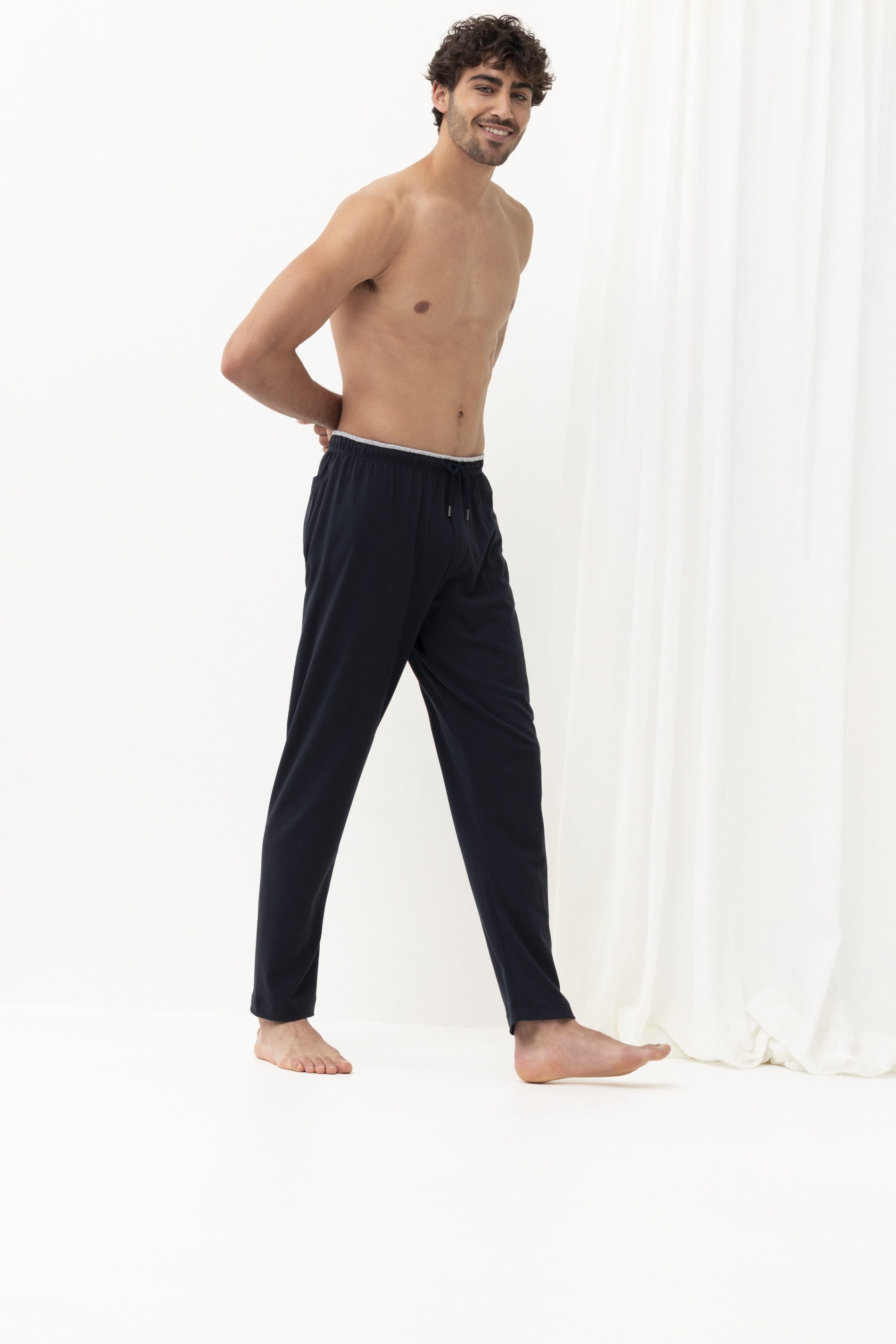 Mey Schlafhose Mey Herren Hose lang Serie N8TEX 2.0 Uni Hose lang (1-tlg) – Bild 5 von 5