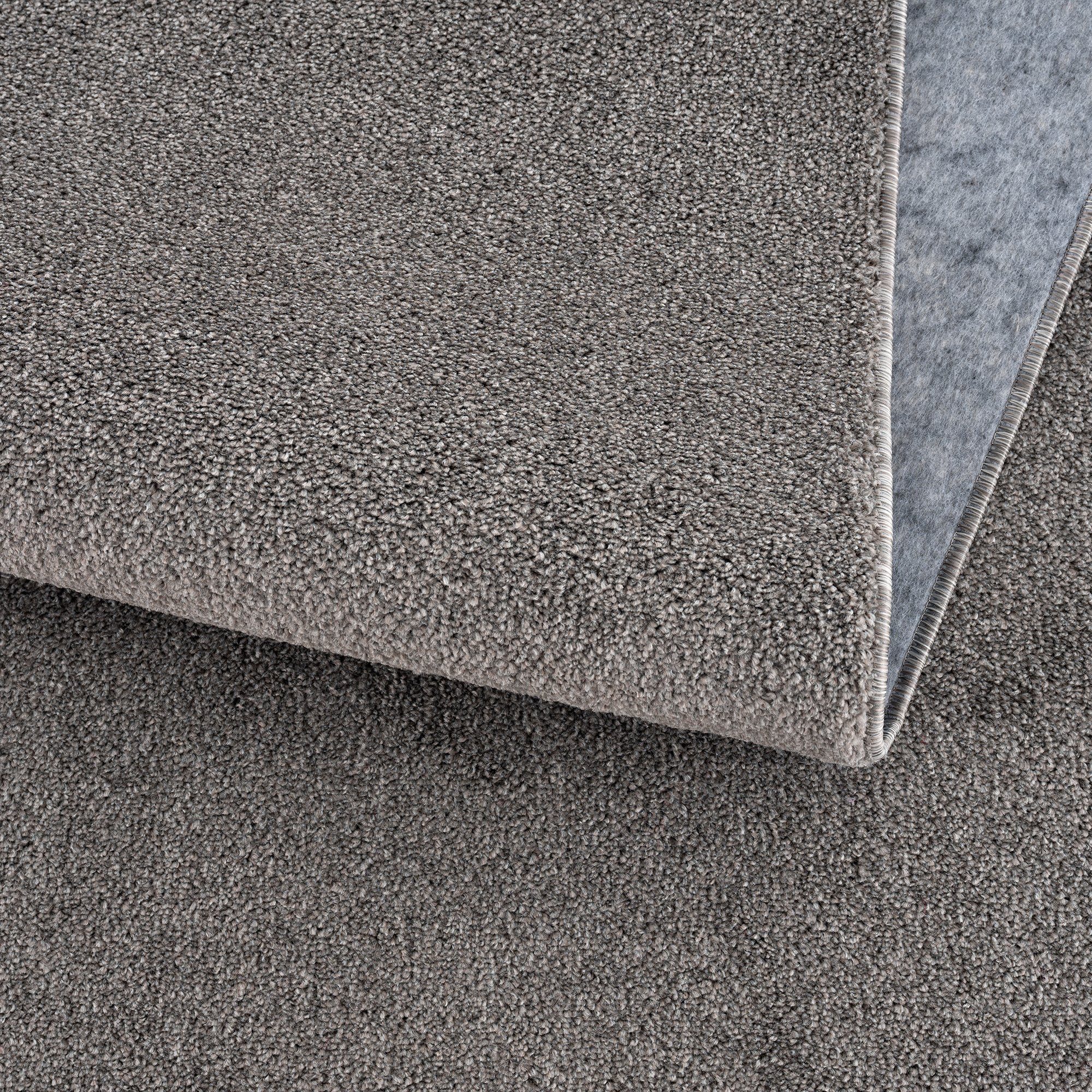 Jimri Teppich Lotus Wohnzimmer Teppich Einfarbig Kurzflor Läufer Uni, Rund, Wohnzimmer Teppich Einfarbig Kurzflor Läufer