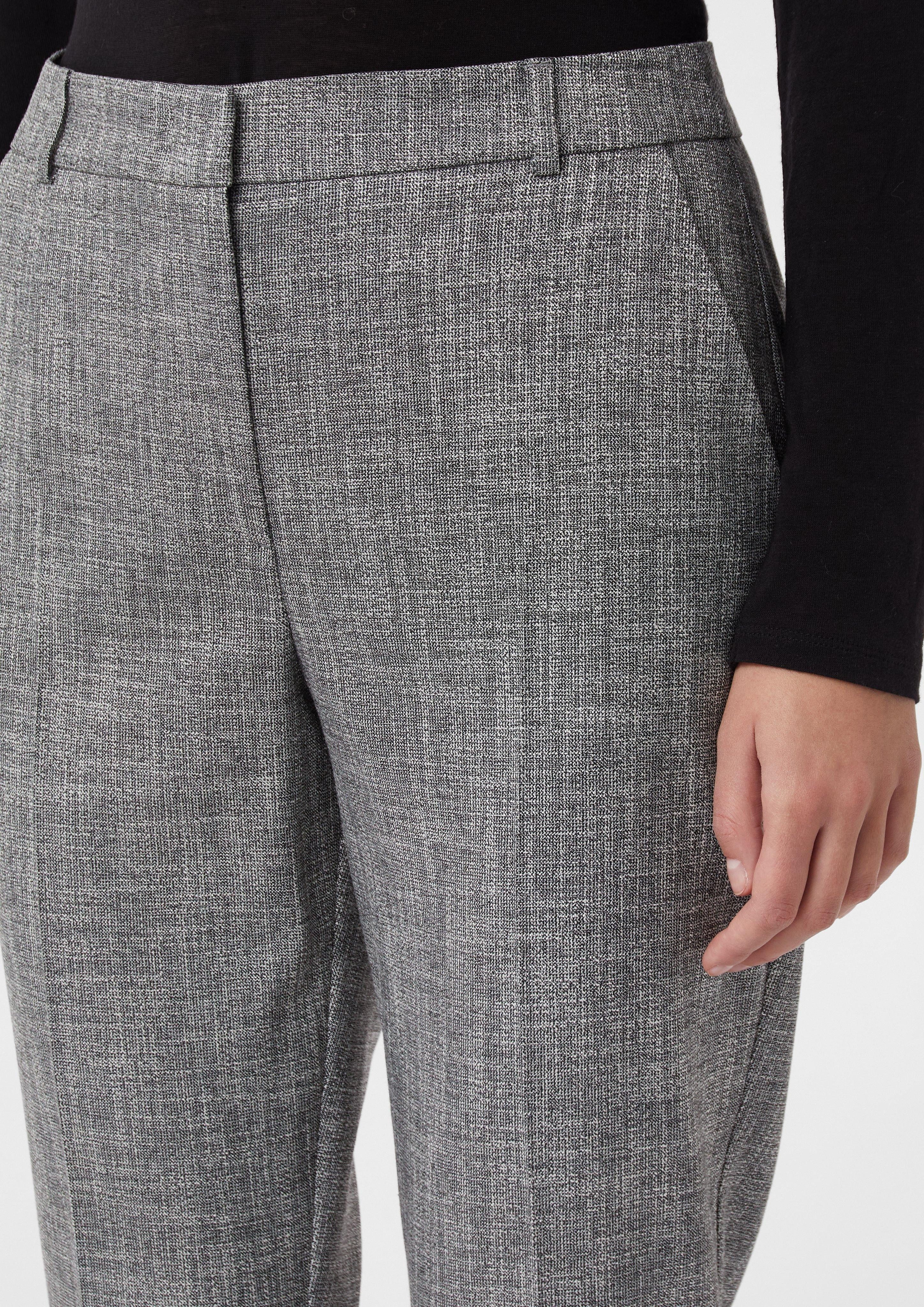 Comma 7/8-Hose Melierte Cigarette-Pants günstig online kaufen