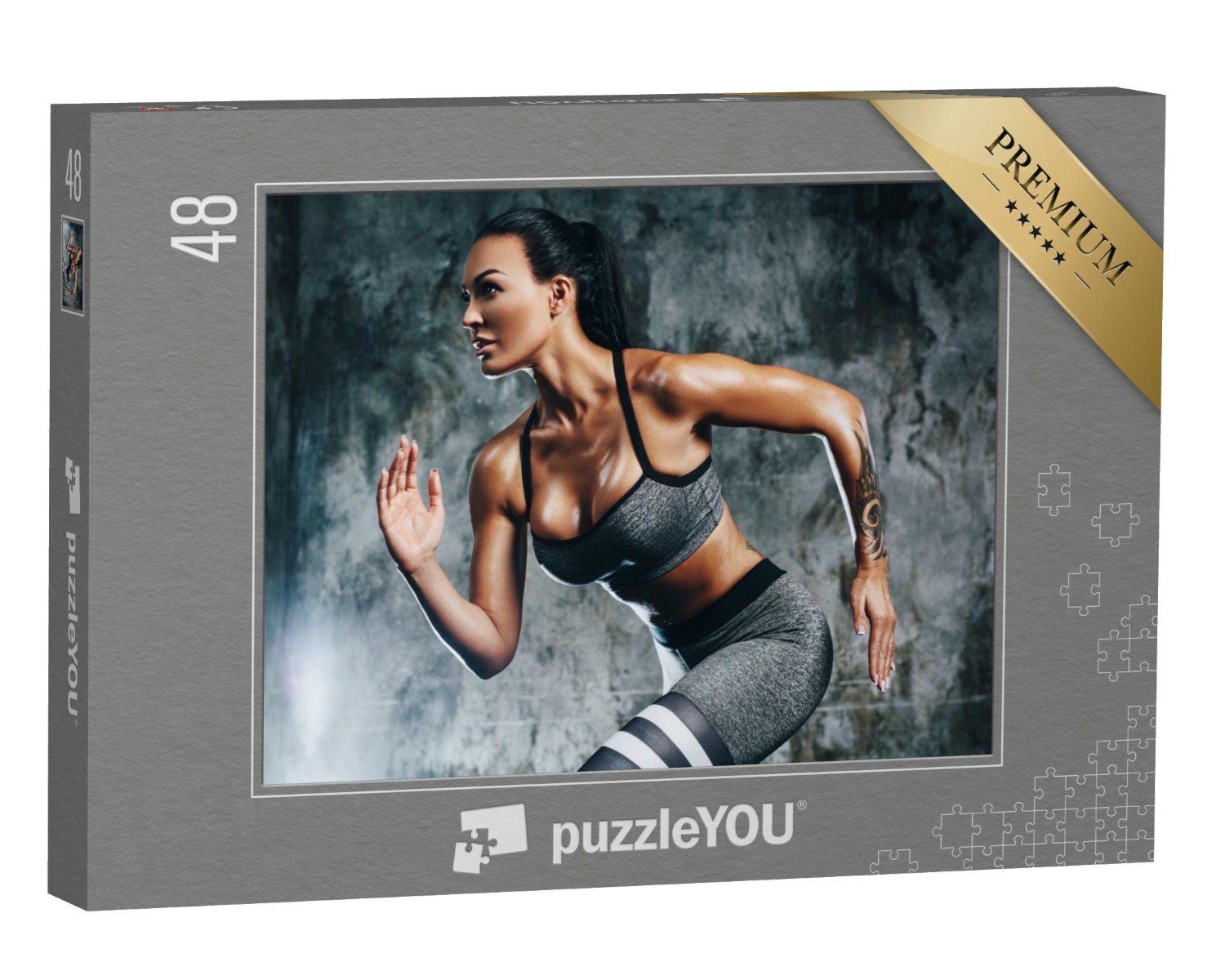 puzzleYOU Puzzle Sexy Fitness-Model, 48 Puzzleteile, puzzleYOU-Kollektionen Erotik