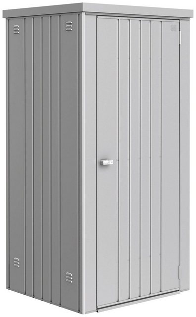 Biohort Geräteschrank Gr. 90, B/T/H: 93/83/182,5 cm, silberfarben metallic