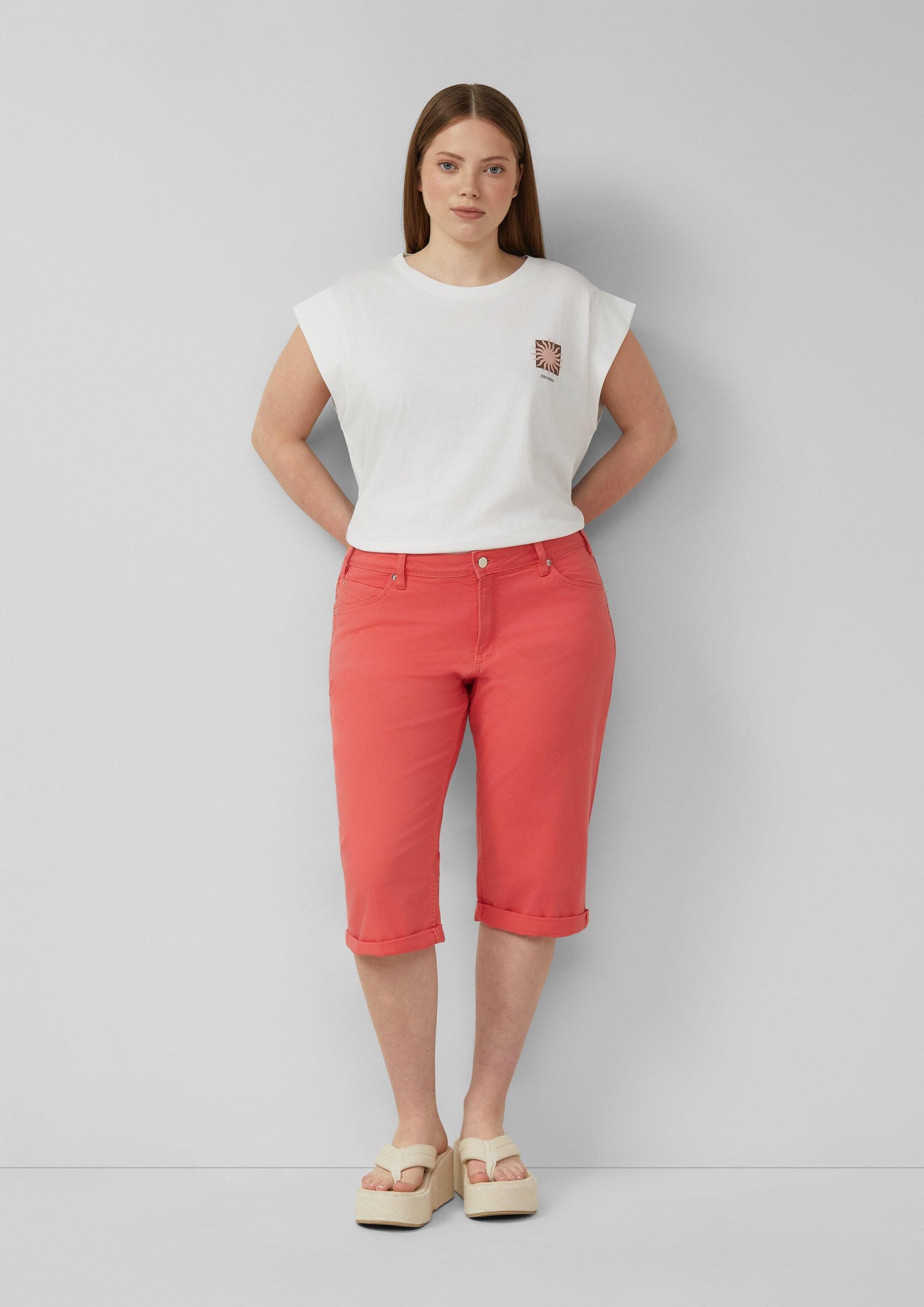 QS Jeansshorts Jeans-Hose CATIE Jeans/Slim Fit/Mid Rise/Capri