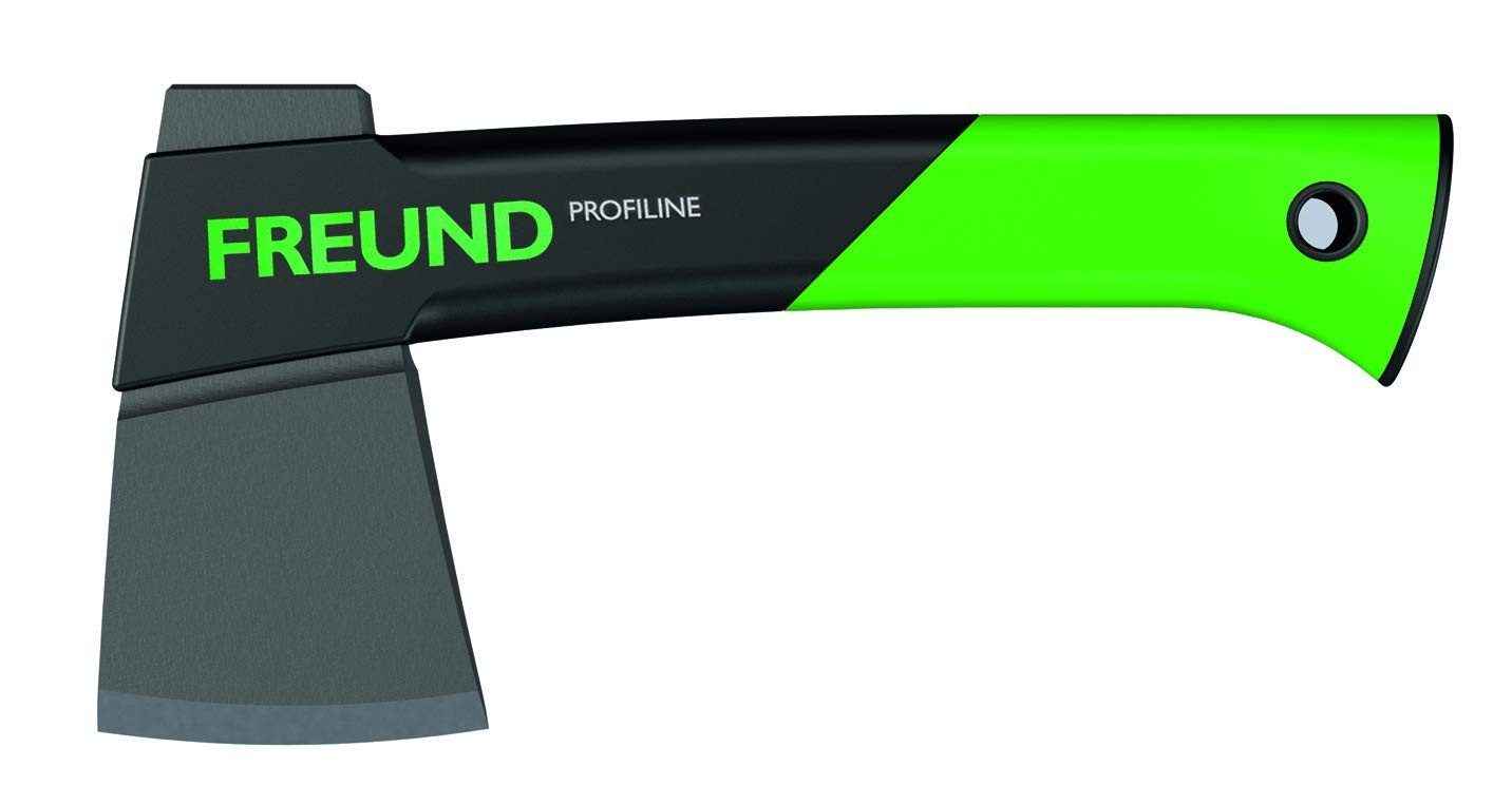 Freund Beil Universalbeil aus geschmiedetem Stahl, Länge 24 cm, inkl. Halterung, Profiline, ideal für vielseitige Anwendungen
