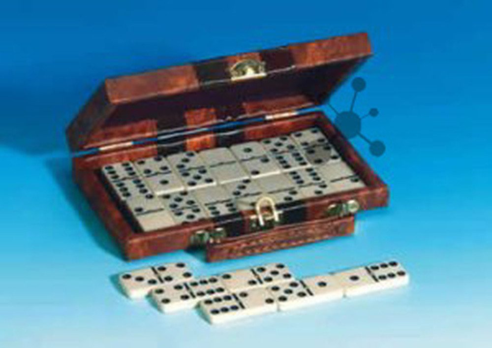 Philos Spiel Domino - Kunstlederkoffer (3600)