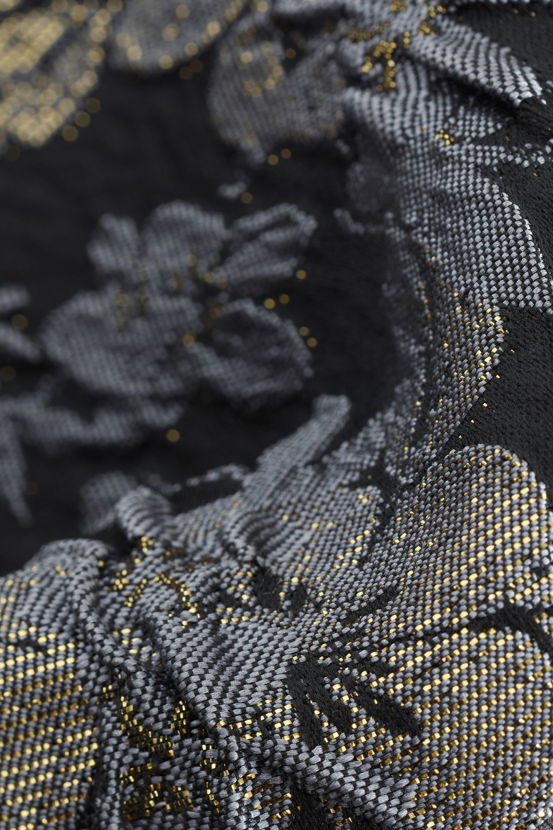 Next Minirock Jacquard-Minirock mit Blumen-Print (1-tlg)