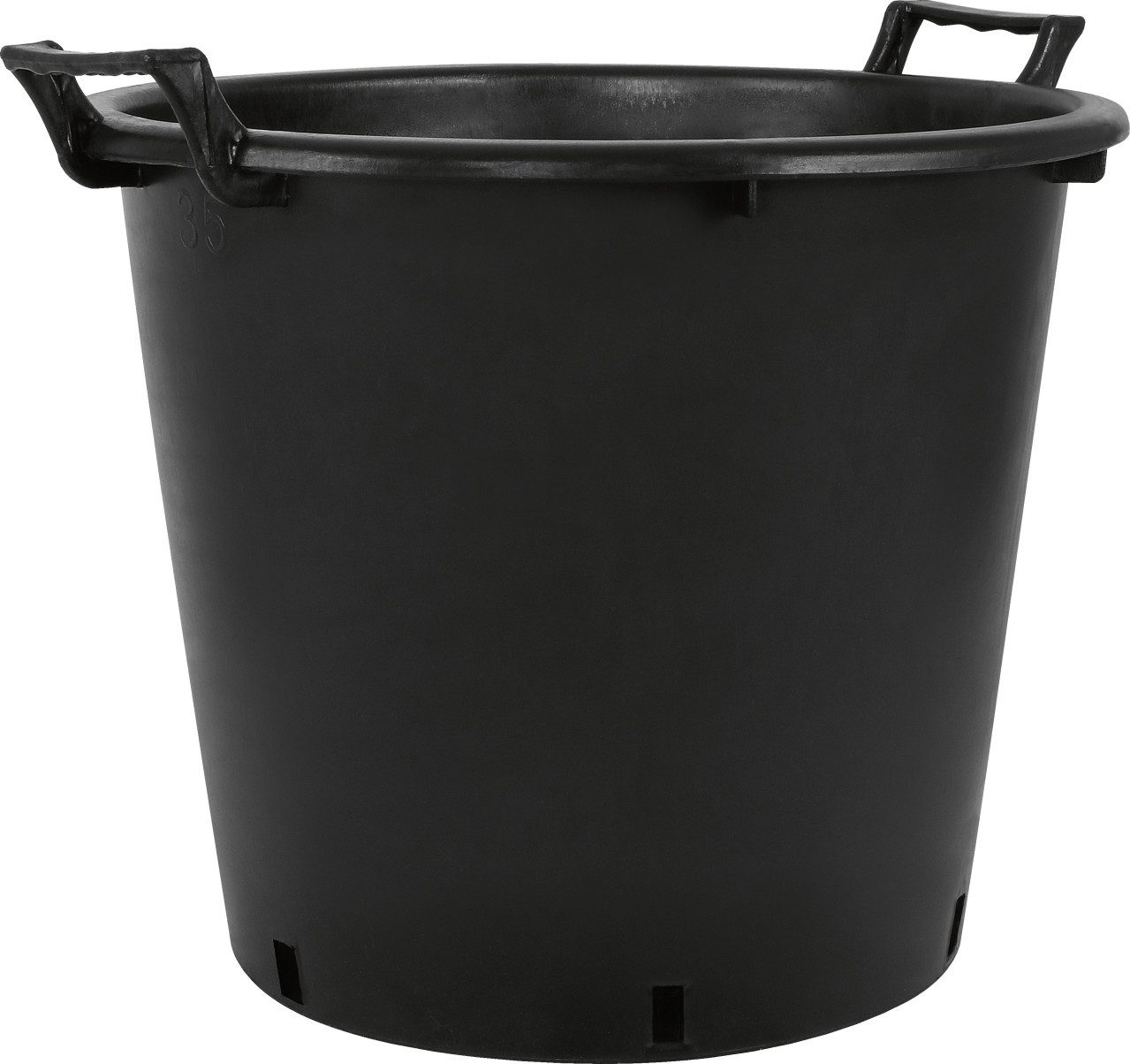 Geli Pflanzkübel Geli Pflanzcontainer Ø 45 x 45 cm schwarz