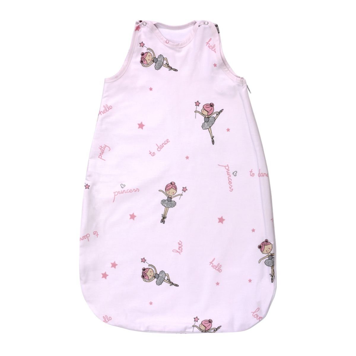 Babyschlafsack (1 x 2,5 TOG, 100% 80 Maße 85 Baby Winterschlafsack Lorelli cm tlg), 45 3 x pink Baumwolle, cm