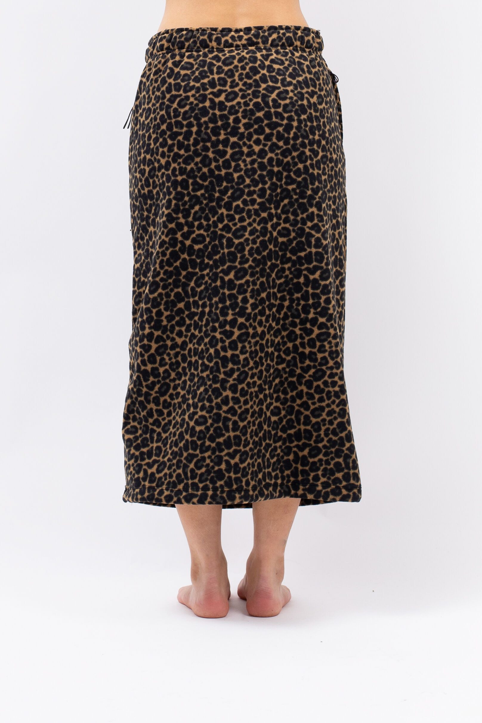 Eivy A-Linien-Rock Leoparden-Muster, mit Seitentaschen