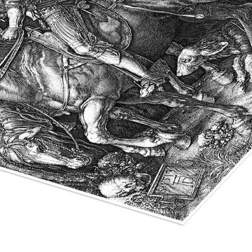 Posterlounge Poster Albrecht Dürer, Ritter, Tod und Teufel, Malerei