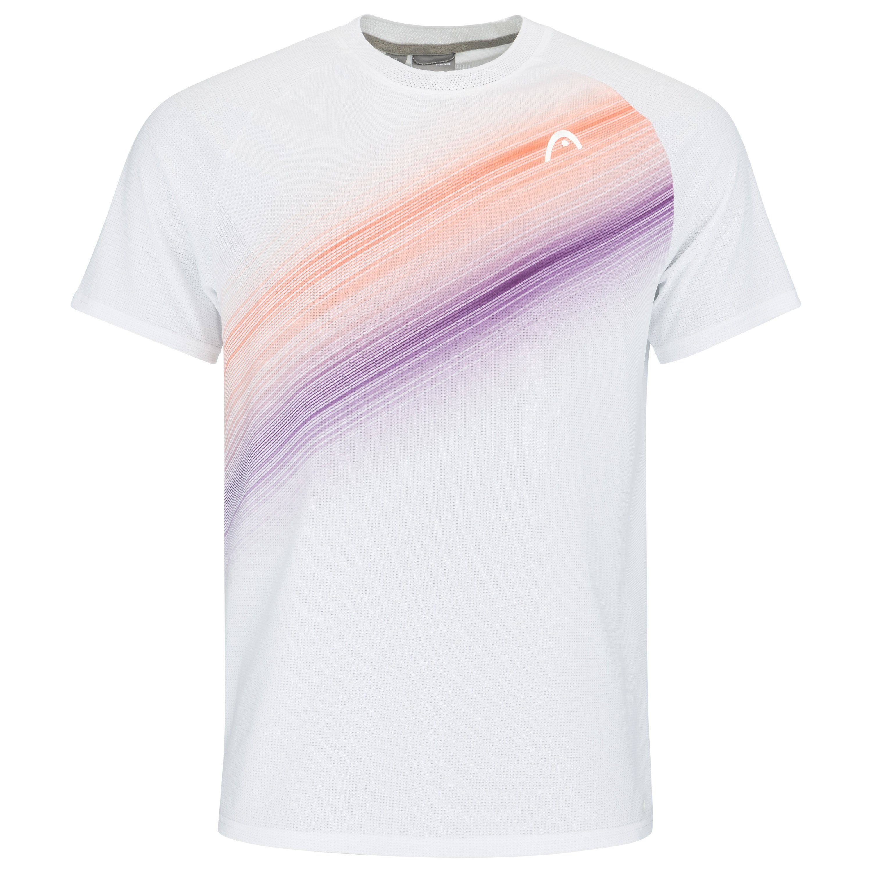 Head Tennisshirt Head Performance T-Shirt Men WHXP white/print perf m