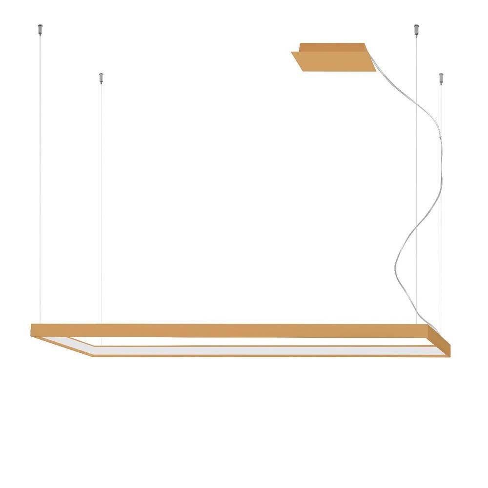 SOLLUX lighting LED Pendelleuchte, LED-Leuchtmittel fest verbaut, Warmweiß, Hängelampe Pendelleuchte Wohnzimmerlampe LED Alu Esszimmerleuchte