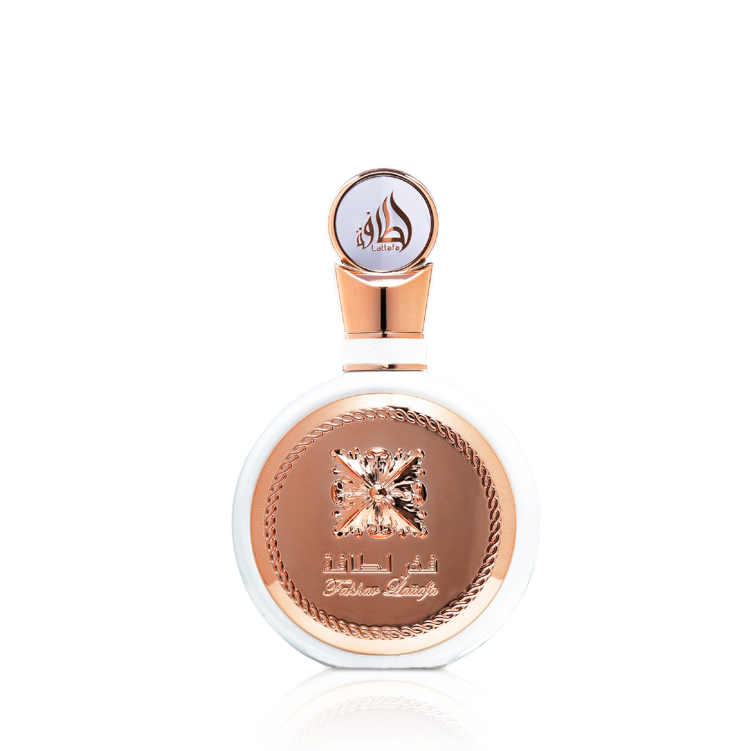Lattafa Eau de Parfum Fakhar Lattafa Weiß/Gold EDP 100 ml Damendüft, Arabischeparfum, Langanhaltende Duftwirkung