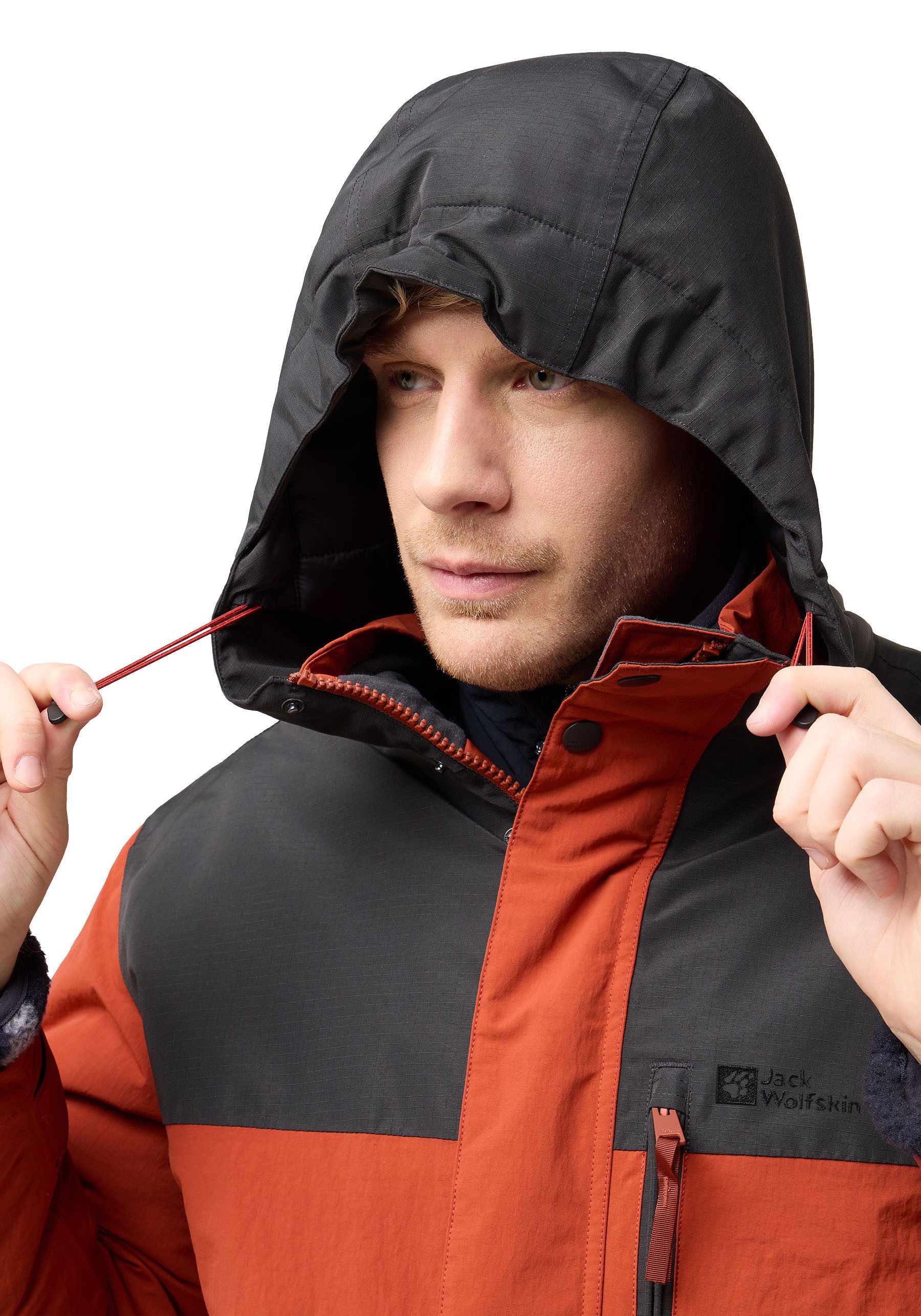 Jack Wolfskin Funktionsparka GLETSCHERSEE Wärmend, wasserdicht, Übergangsjacke