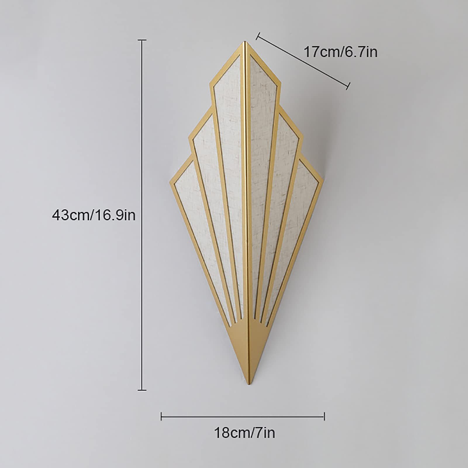 LMaxhome LED Wandleuchte Moderne Wandlampe Leinen günstig online kaufen