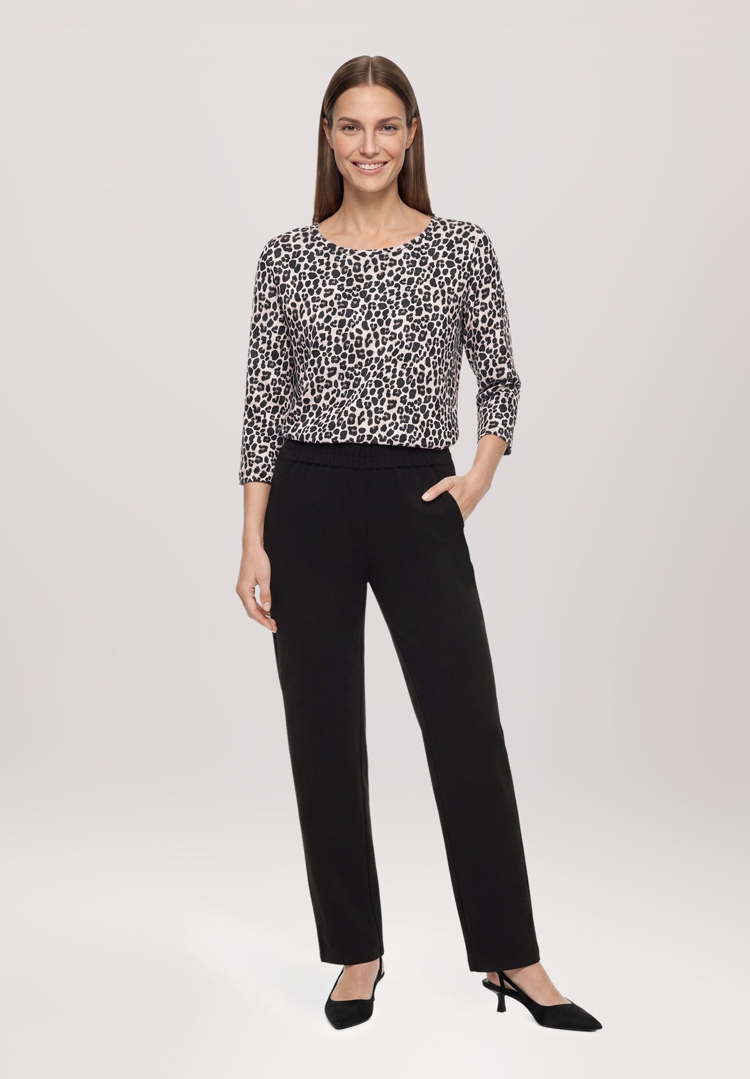 Betty Barclay 3/4-Arm-Shirt Damen mit Placement (1-tlg)
