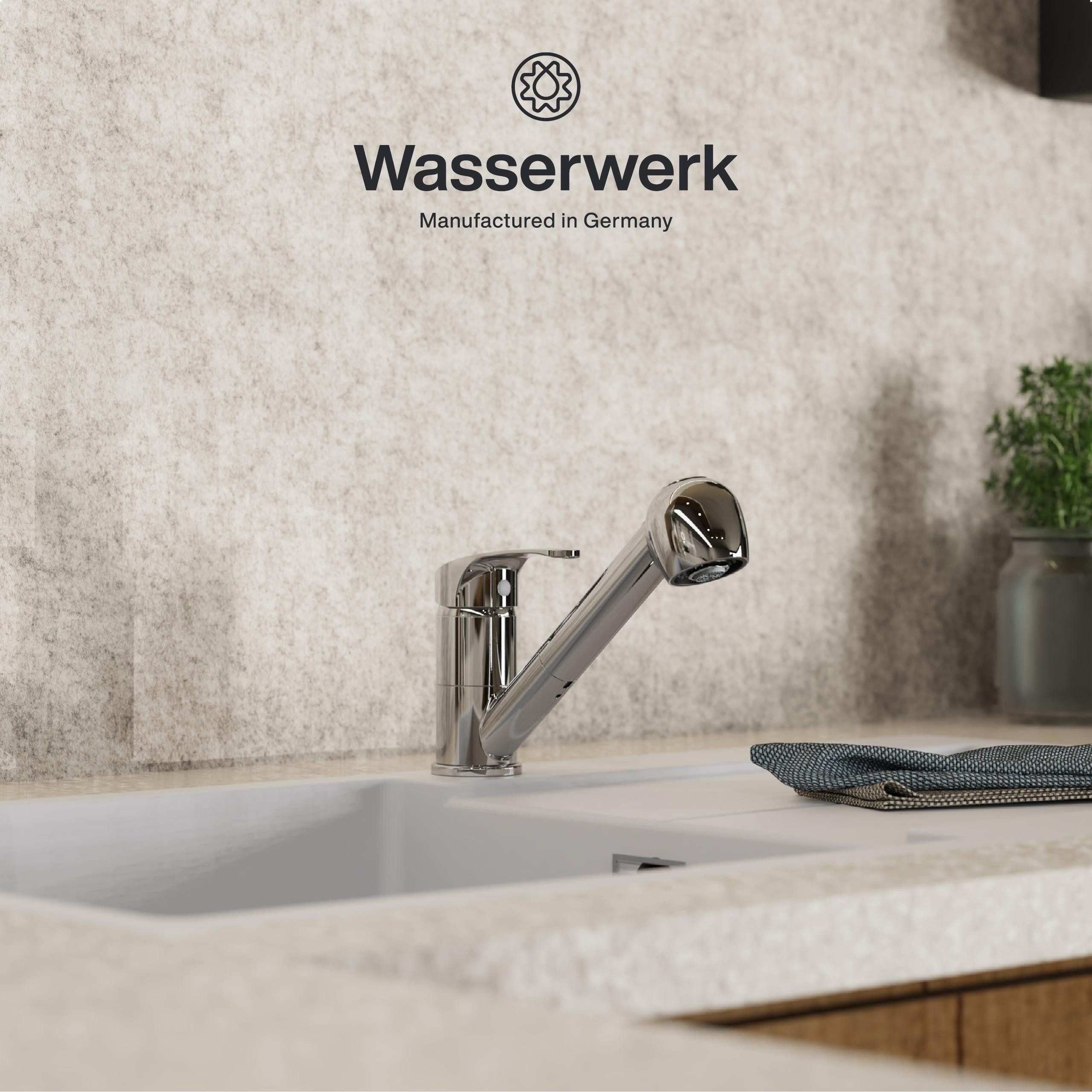 WASSERWERK Spültischarmatur WK 7, Wasserhahn, Küche, Einhebelmischer 90° sc günstig online kaufen
