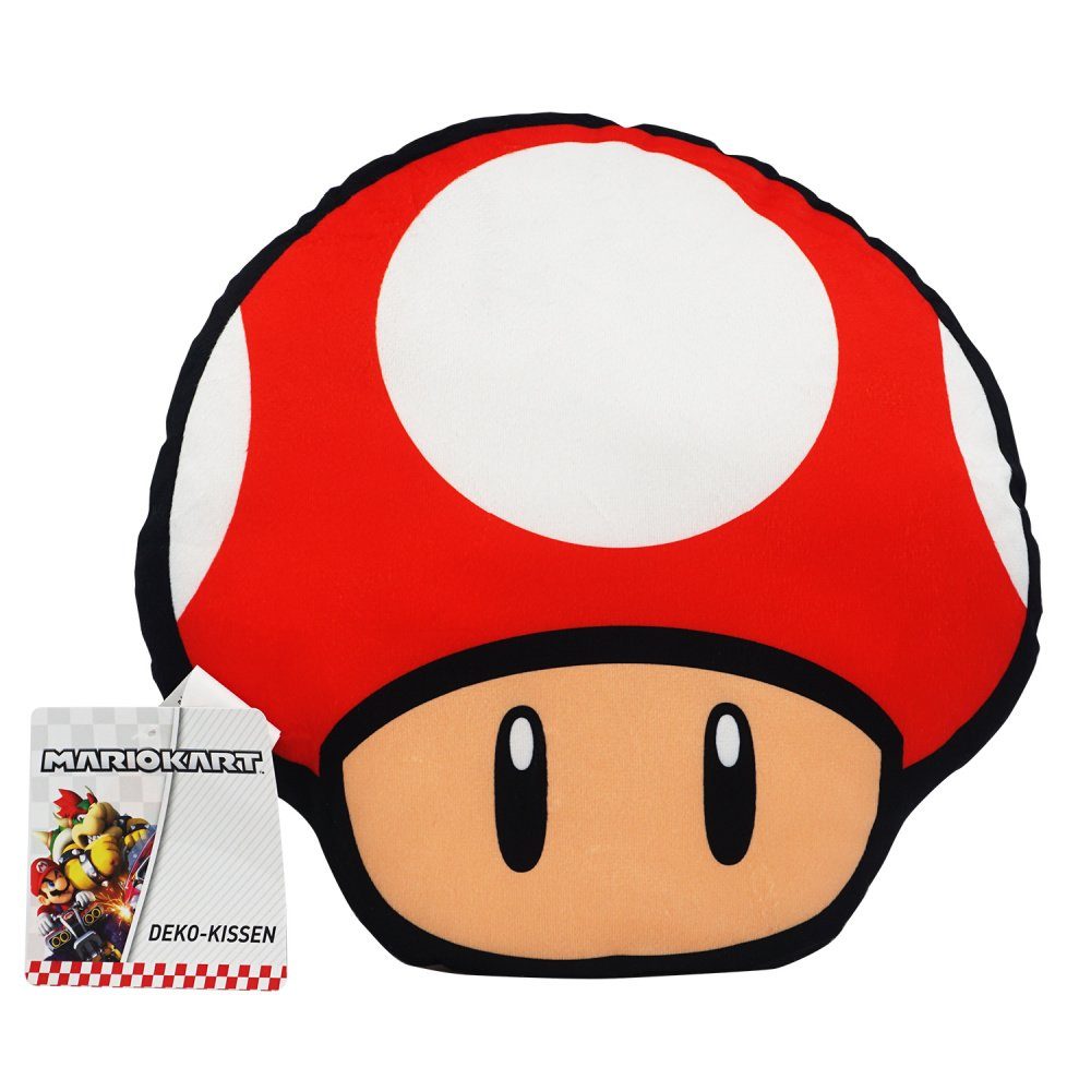 Character World Dekokissen Mario Super - Nintendo Mushroom Kissen - Turbo-Pilz