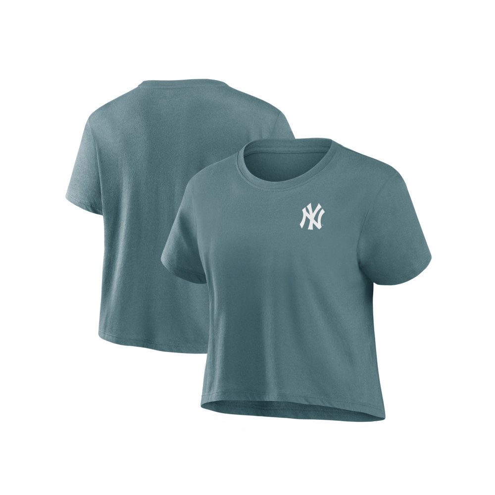 New York Yankees T-Shirt New York Yankees Womens MLB Cropped T-Shirt