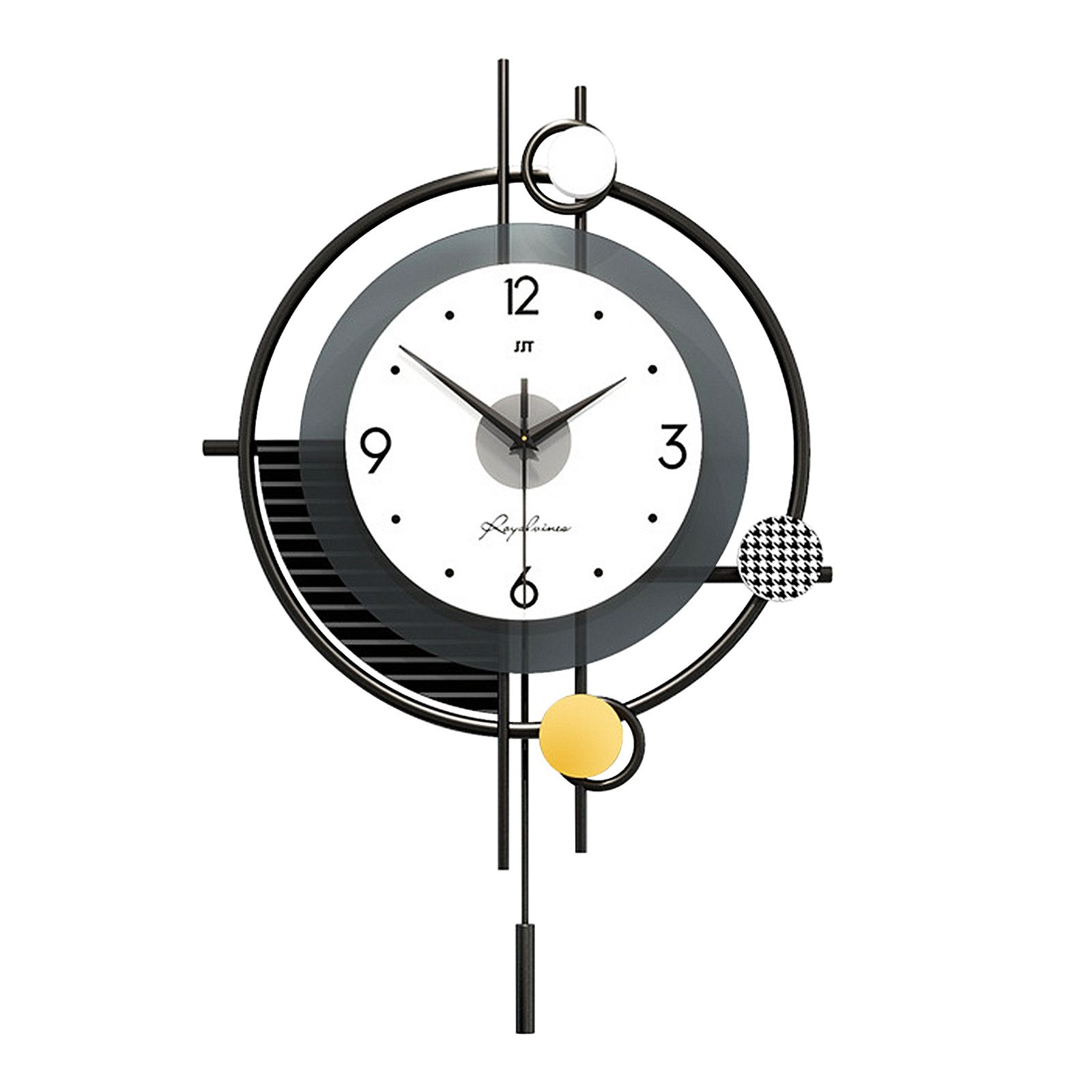 Wanduhr Moderne Lautlos Dekorative Stil Wanduhr, 3 Schicht Zifferblatt