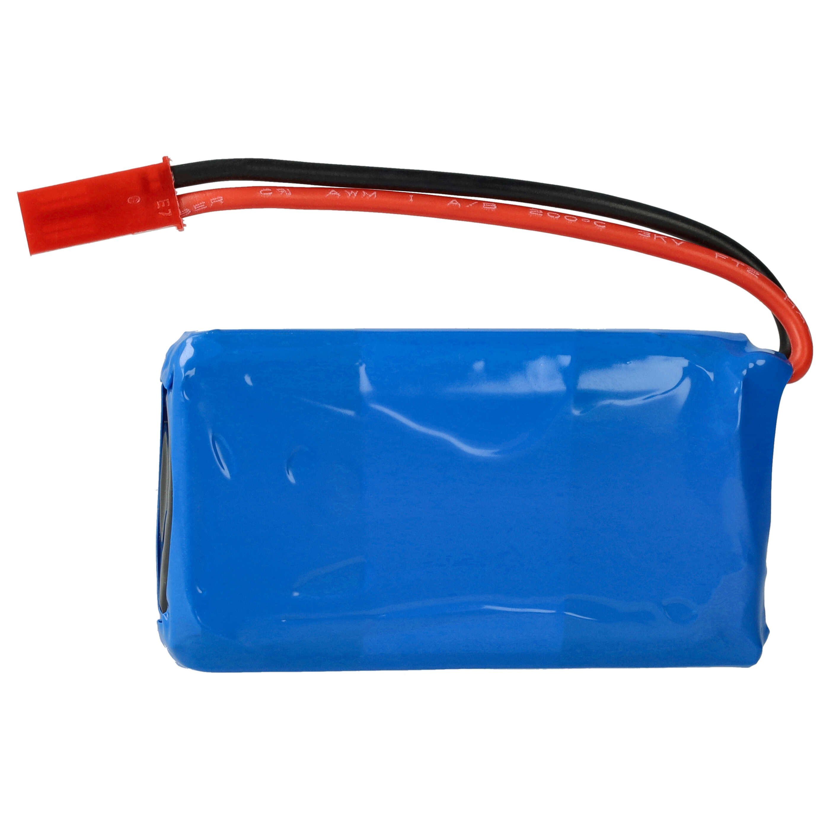 vhbw Akku passend für Quadcopter 20C Modellbau (1000 mAh, 3,7 V, Li-Ion) Drohnen-Akku Akku Li-Ion 1000 mAh (3,7 V, 1 St), Leistungsfähiger Austausch-Akku für Drohne, Wiederaufladbar, Jede