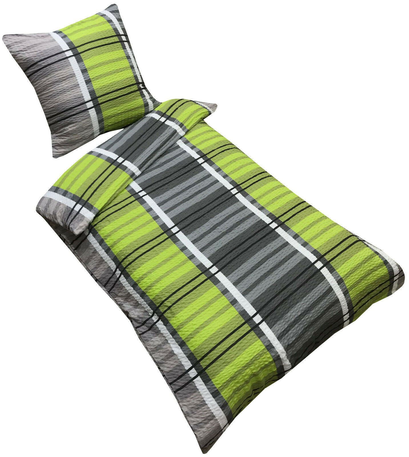 Visaggio Bettwäsche 135x200 cm oder 155x220 cm Allergiker geeignet, Seersuc günstig online kaufen