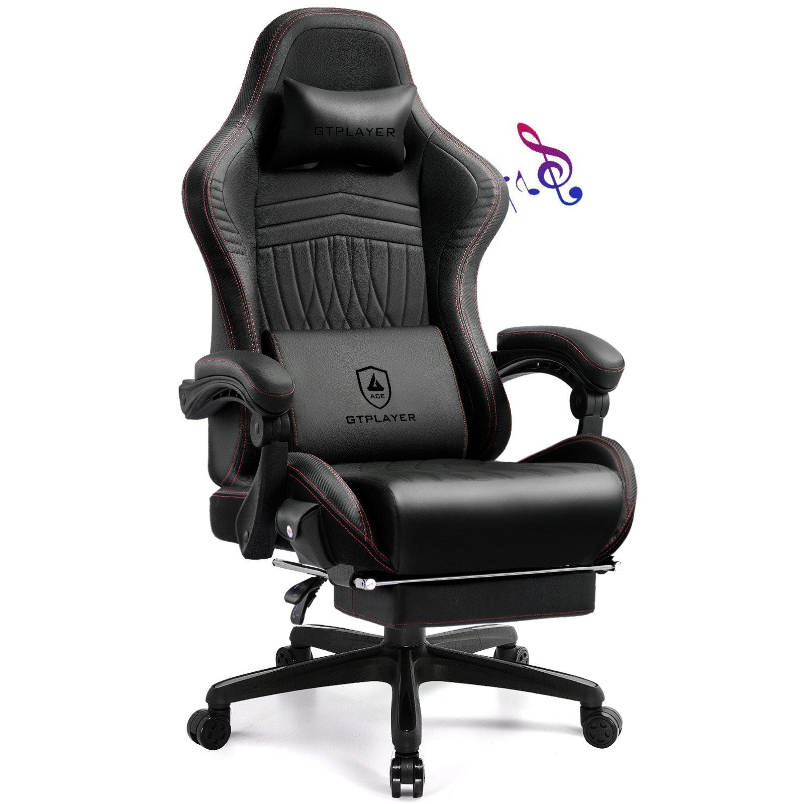 GTPLAYER Gaming-Stuhl ergonomischer Bürostuhl mit HIFI günstig online kaufen