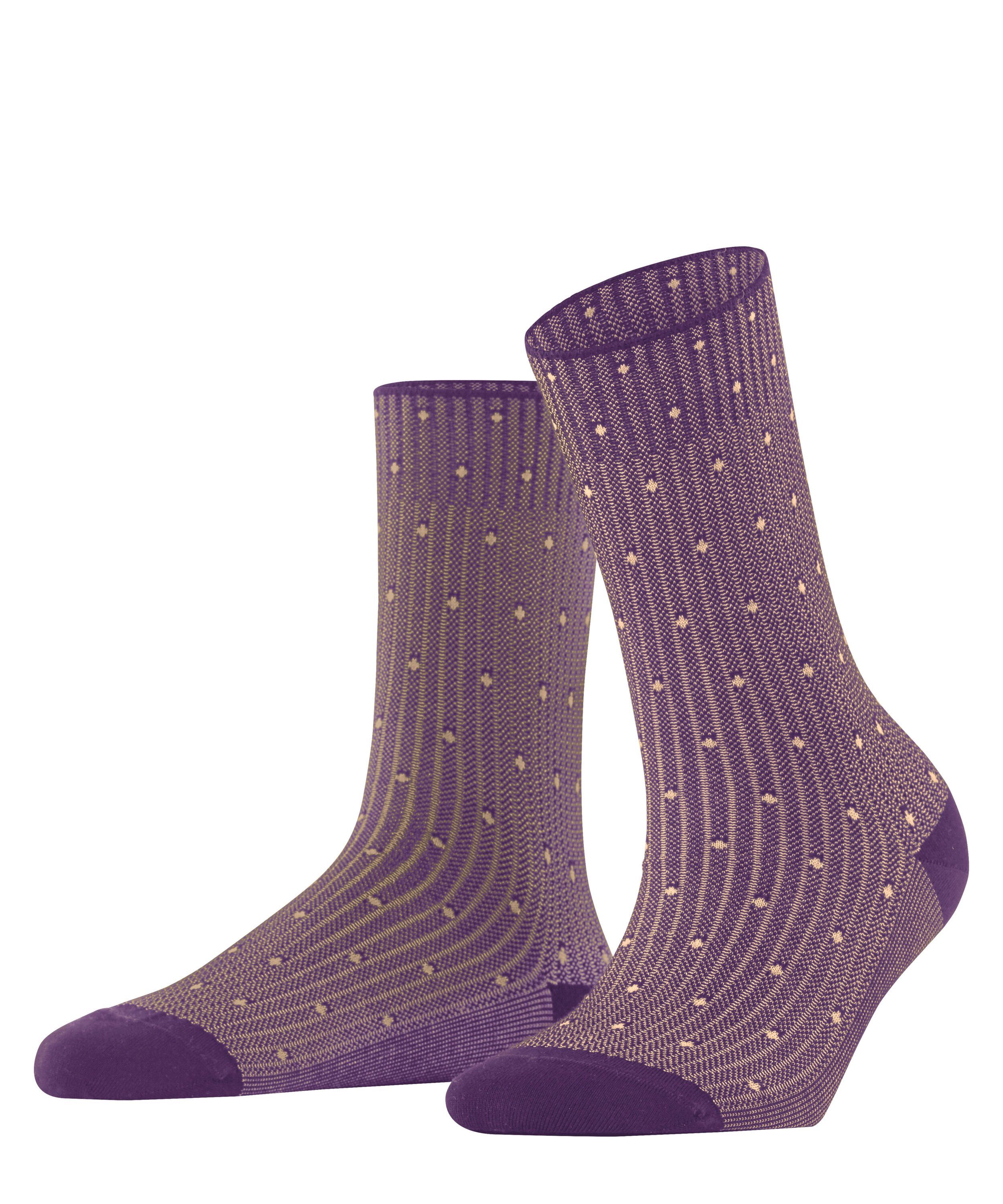 FALKE Socken Rib Dot (1-Paar) nightshade (8867)