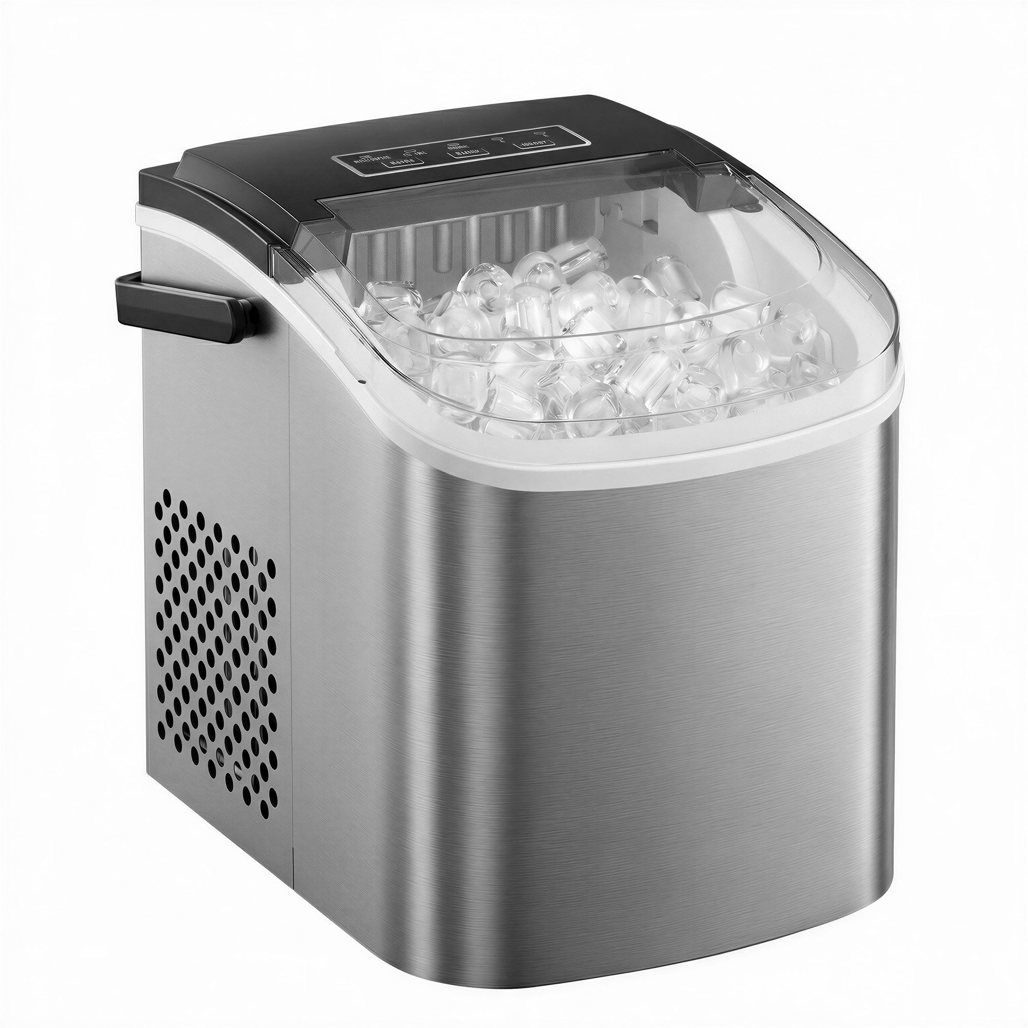 SONGMICS Eiswürfelmaschine mit Selbstreinigung, 9 Eiswürfel in 6 Minuten, 12 kg/24 Stunden, Küche, mit Selbstreinigung, in 6 Minuten 9 Würfel in 2 Größen, WG – Bild 4 von 5