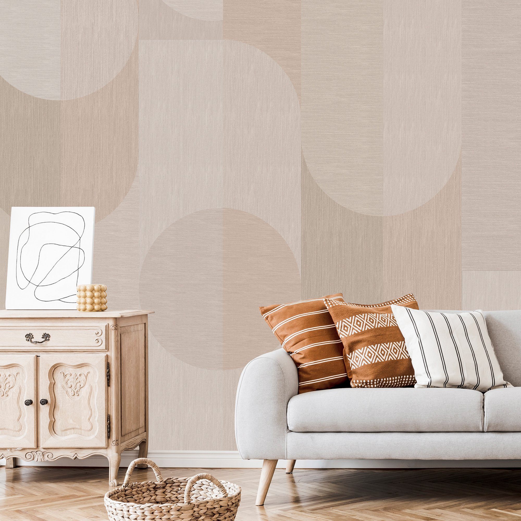 LAURA ASHLEY Fototapete Finley, texturiert, 3D-Optik, (1 St), 300x280cm